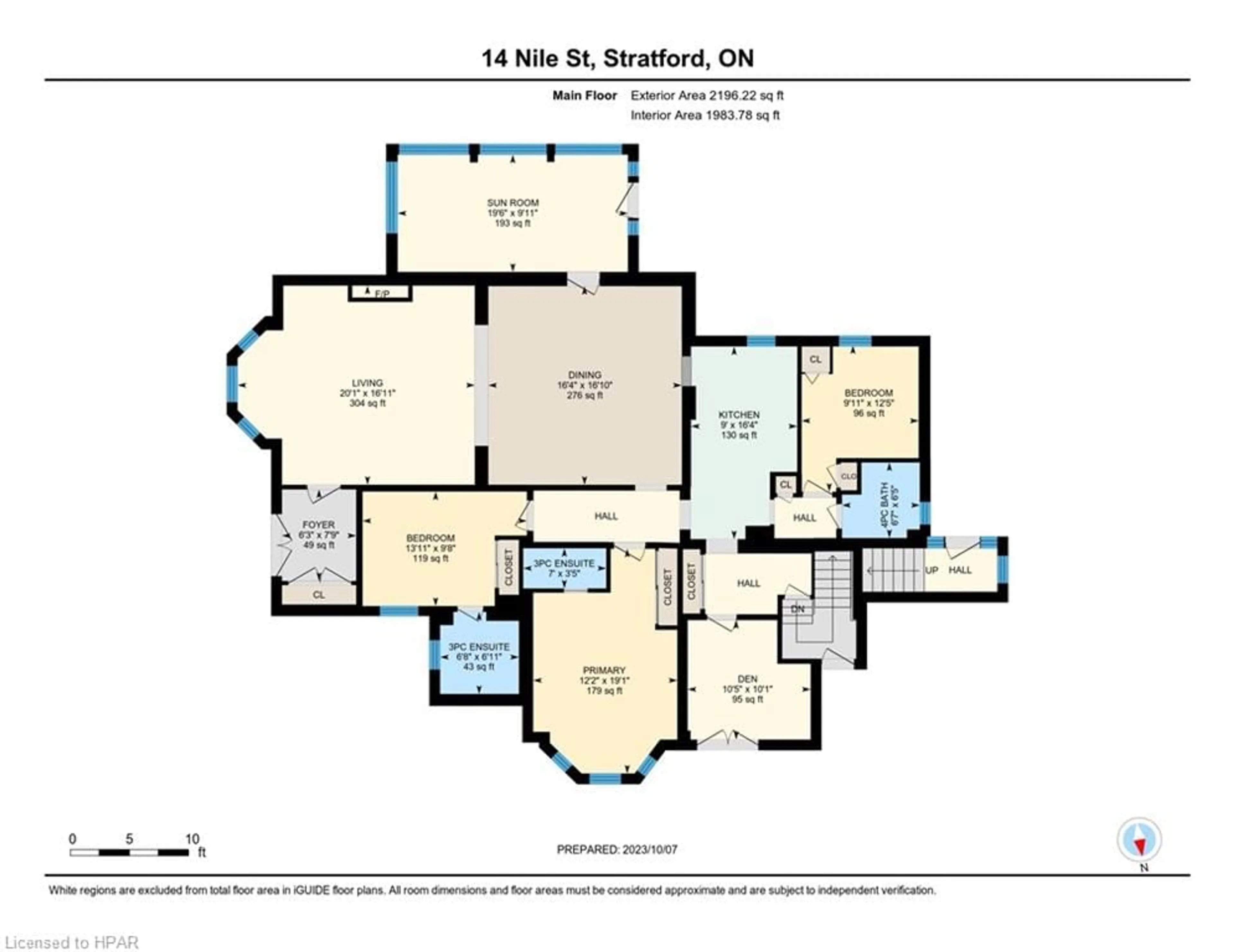 Floor plan for 14 Nile St, Stratford Ontario N5A 4B8