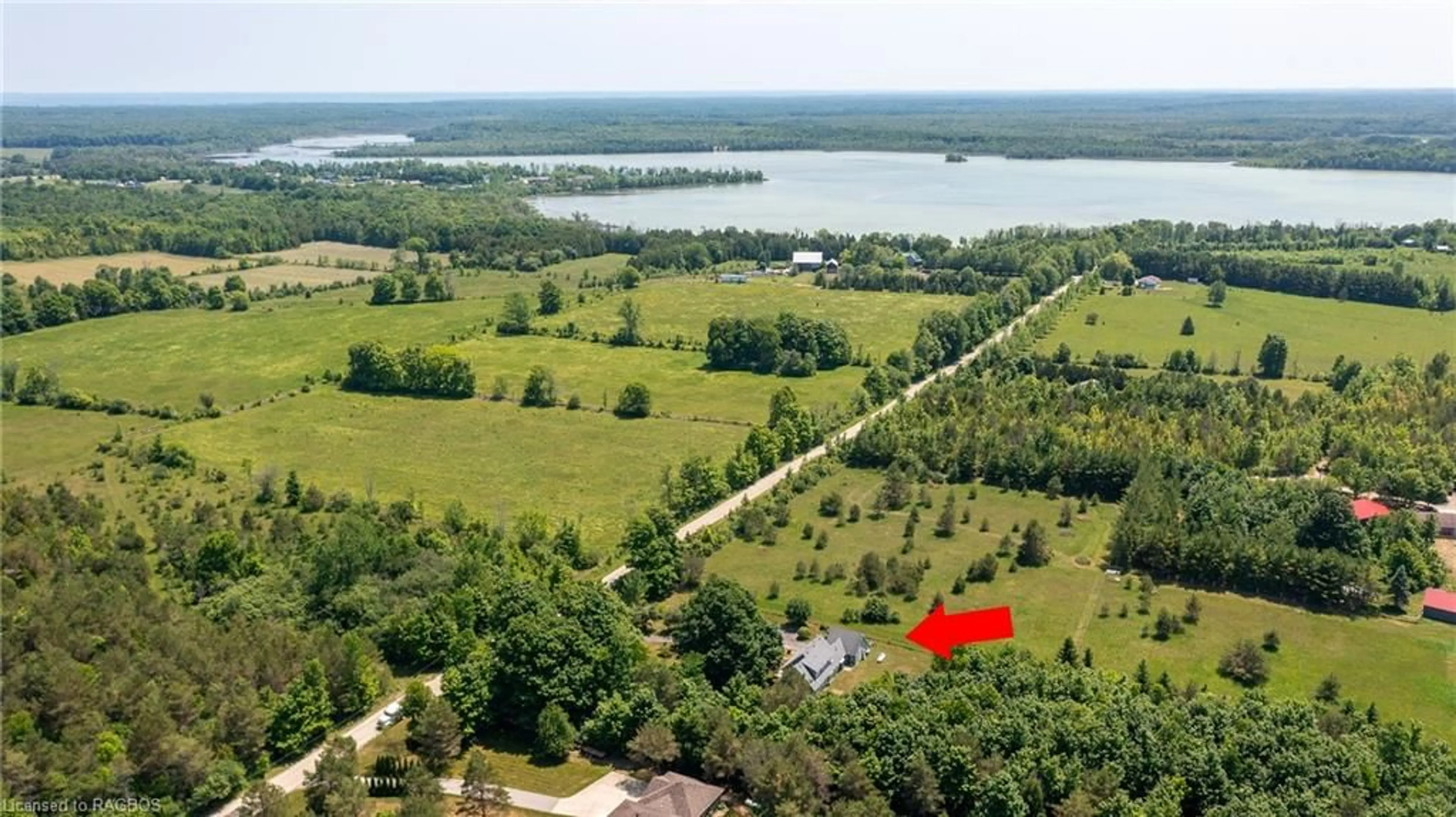 A pic from exterior of the house or condo, the view of lake or river for 119888 Side Road 315, Georgian Bluffs Ontario N0H 2T0