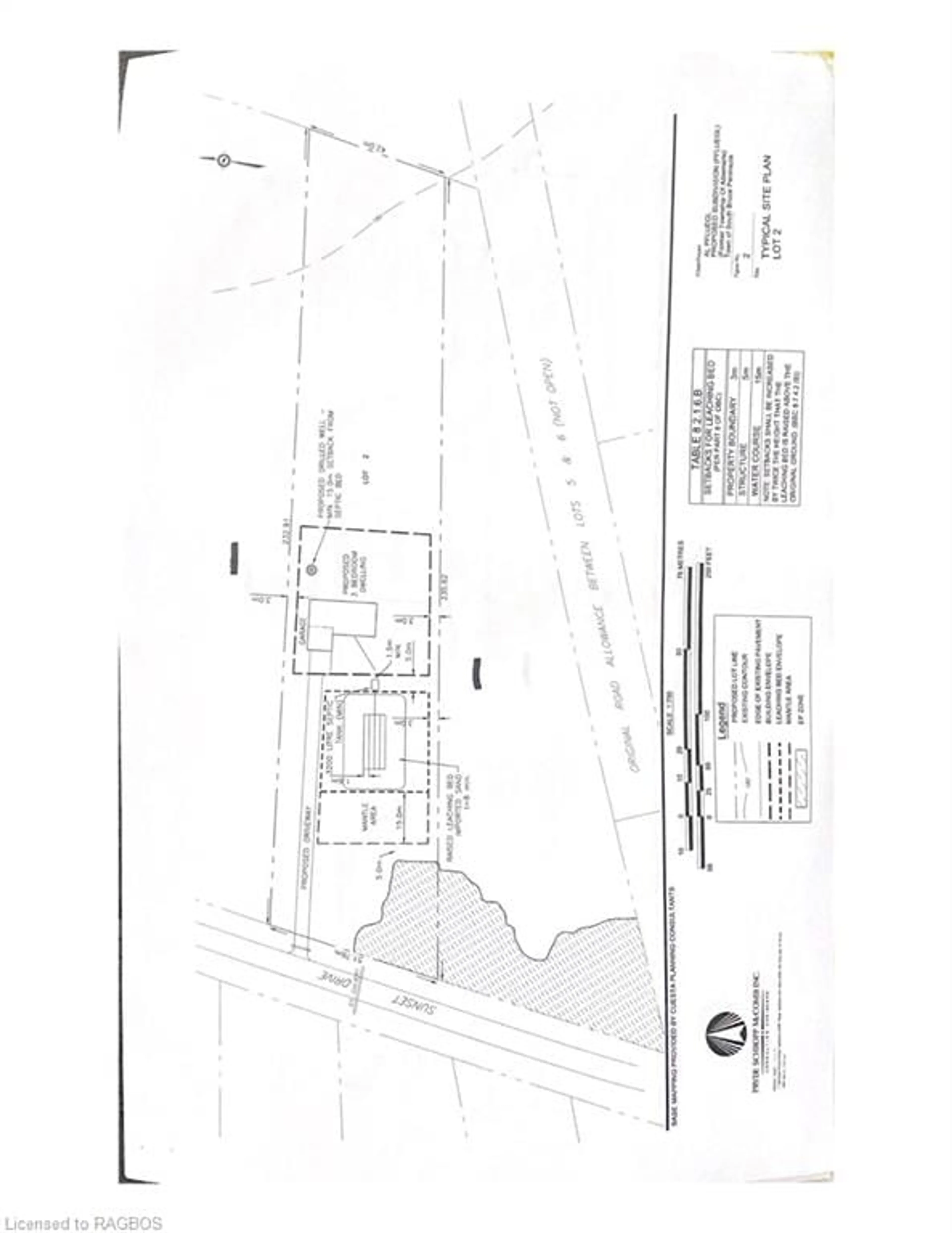 Floor plan for LOT 2 Sunset Dr, Howdenvale Ontario N0H 1X0