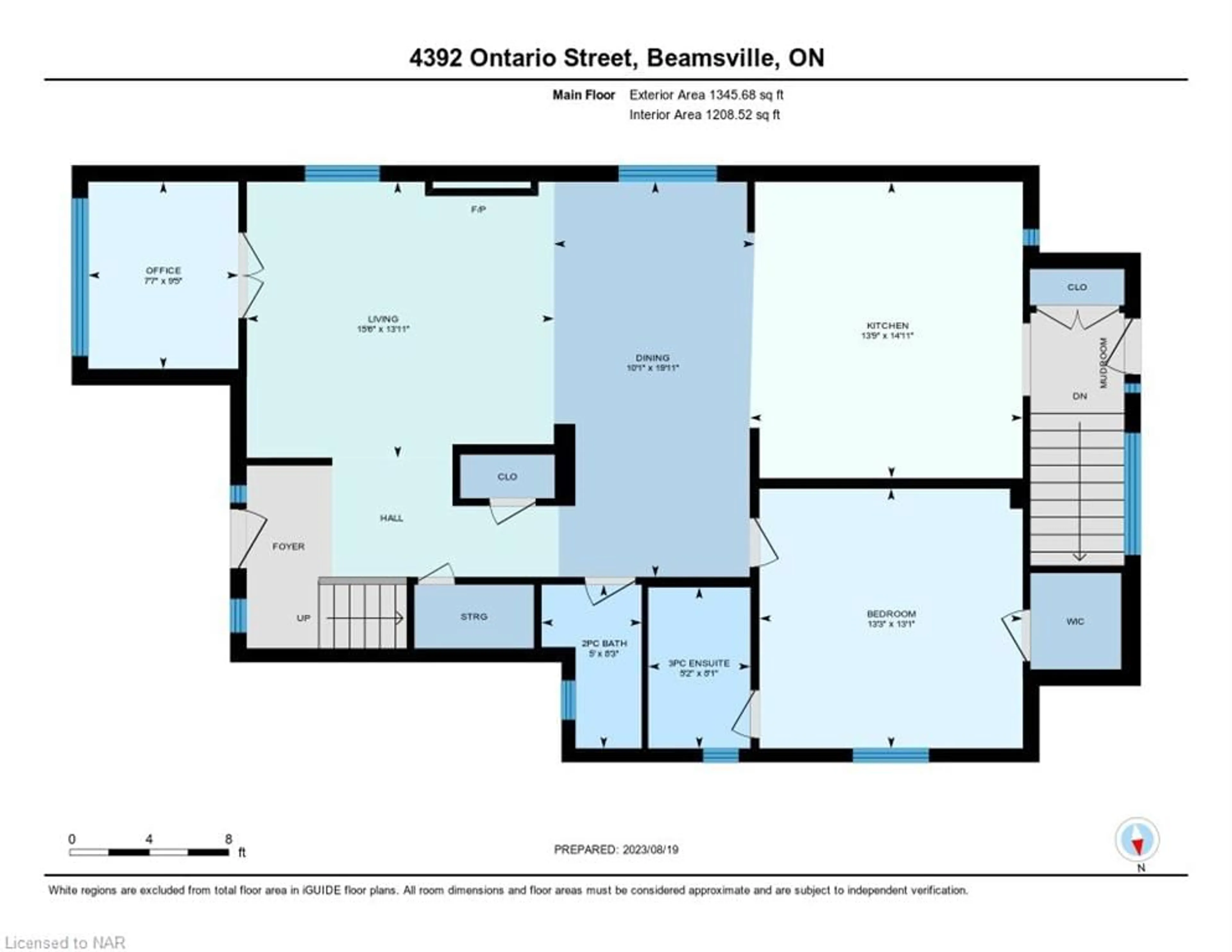 Floor plan for 4392 Ontario St, Beamsville Ontario L0R 1B0