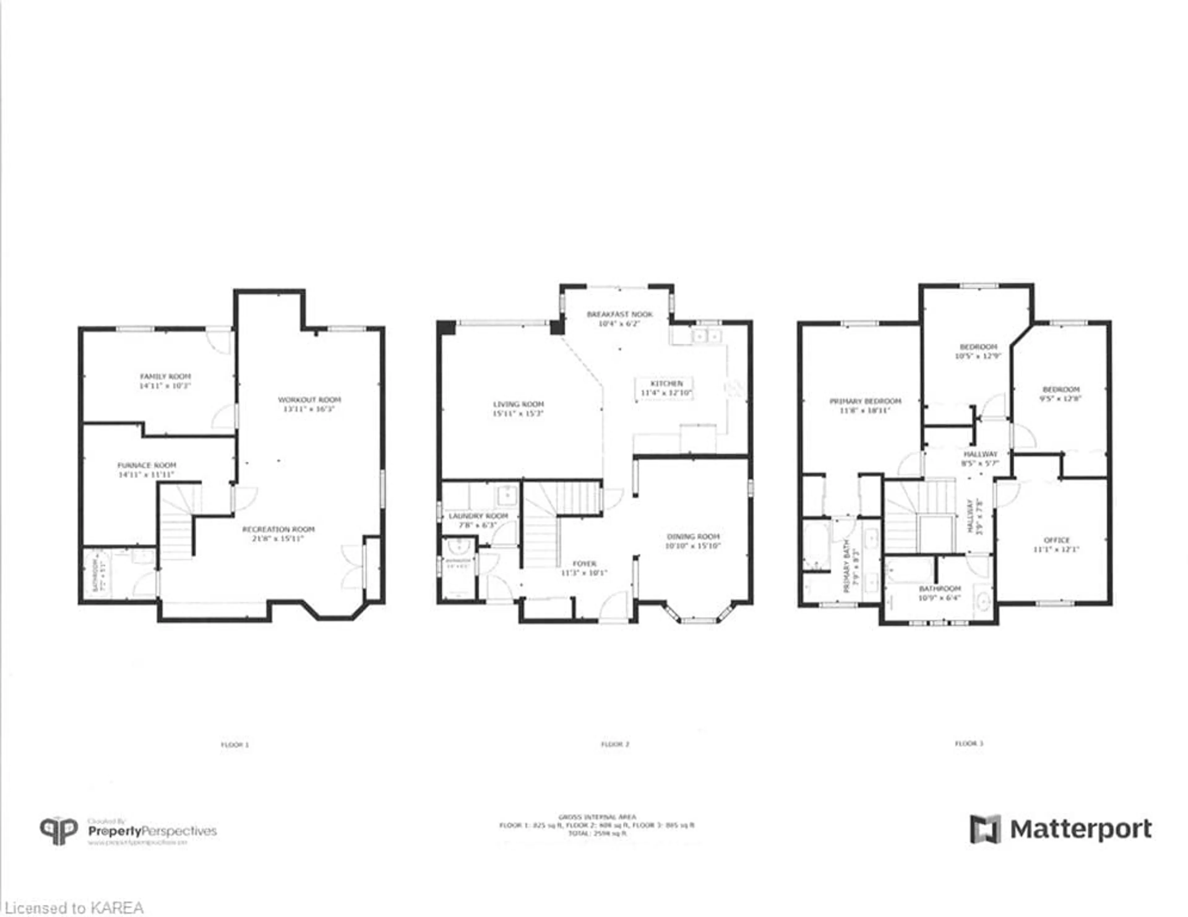 Floor plan for 2070 Balantrae Cir, Kingston Ontario K7M 9H7