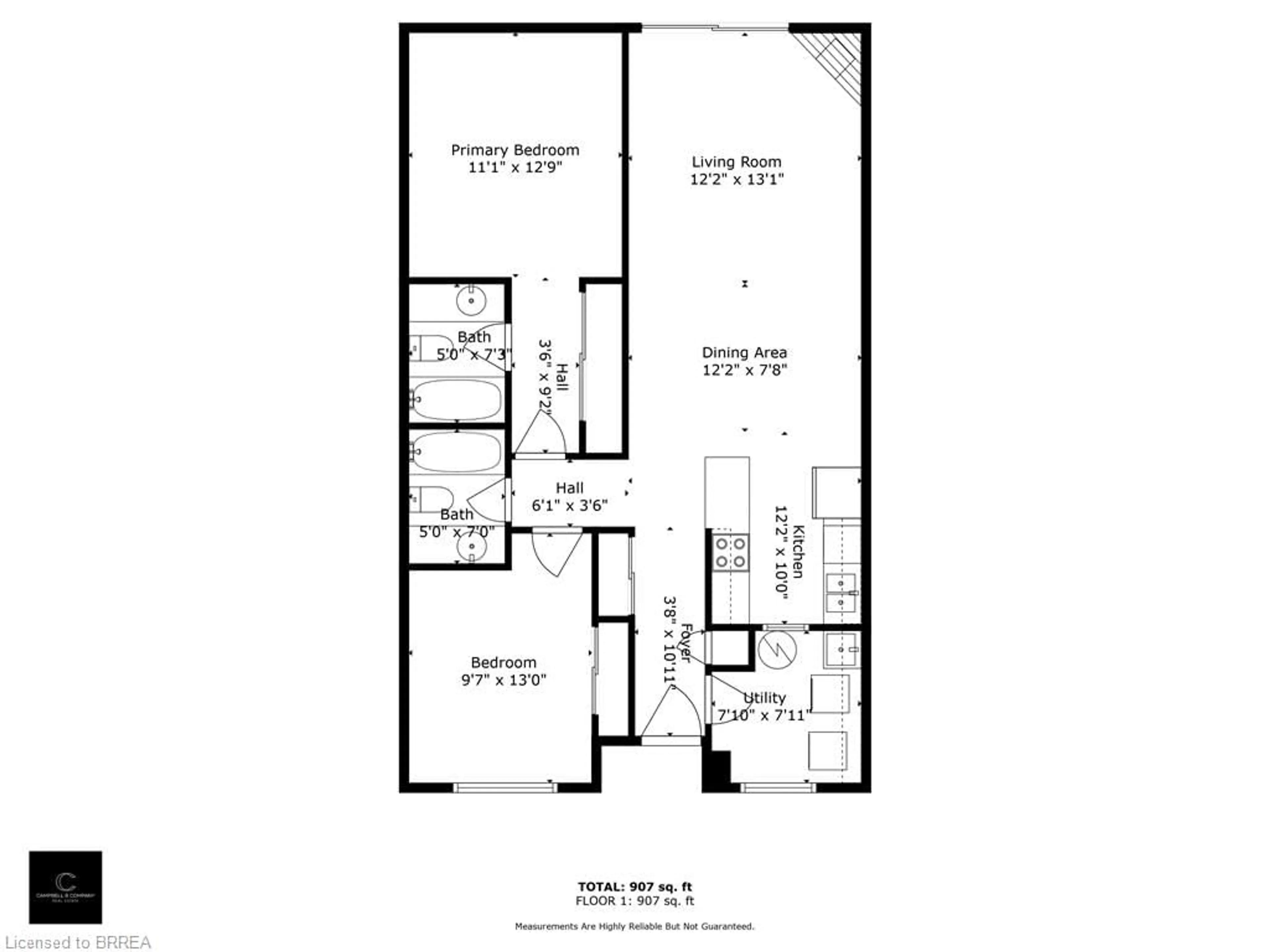 Floor plan for 41 Laguna Pky #5, Ramara Ontario L0K 1B0