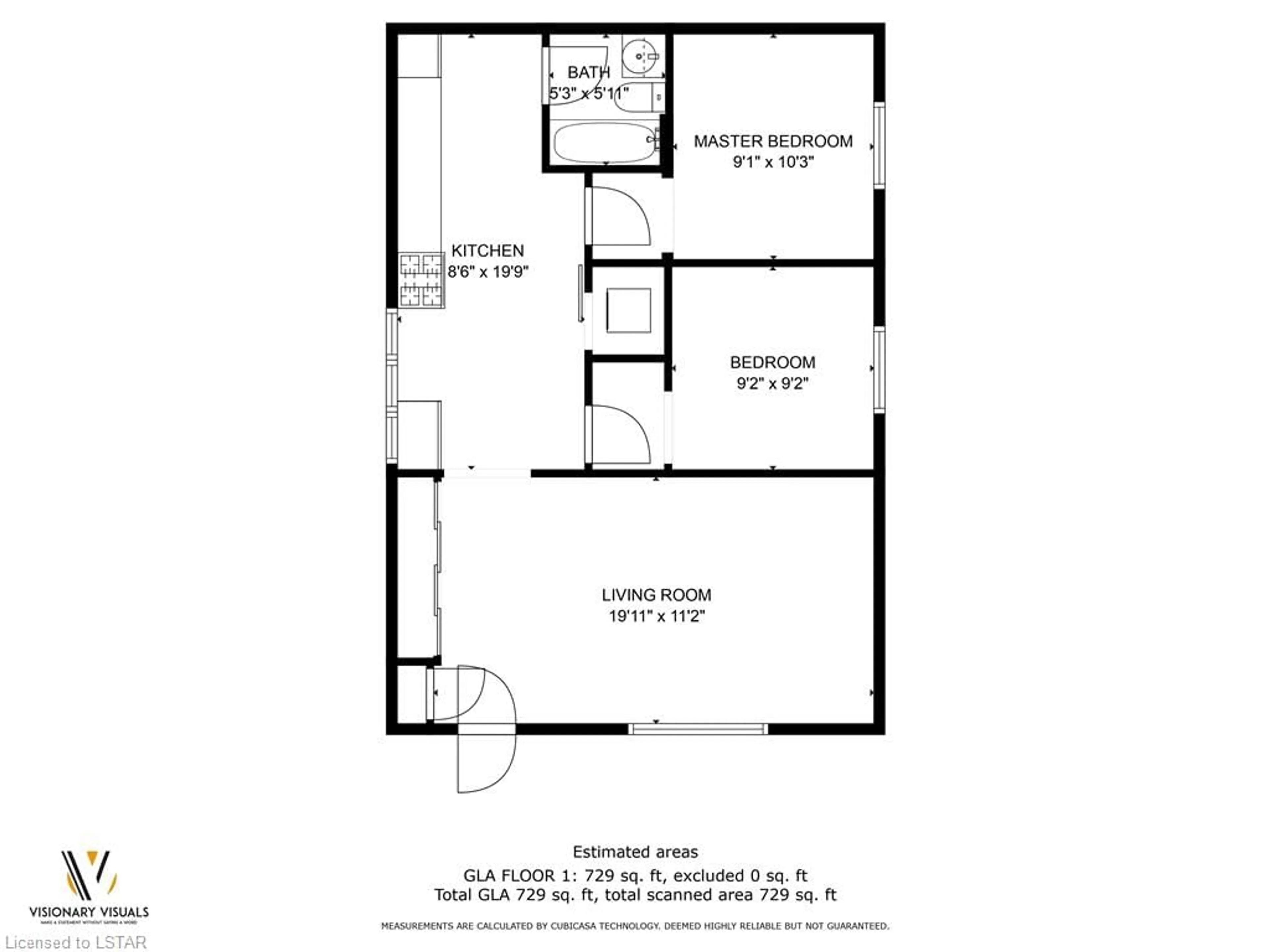Floor plan for 726 Elias St, London Ontario N5W 3N7
