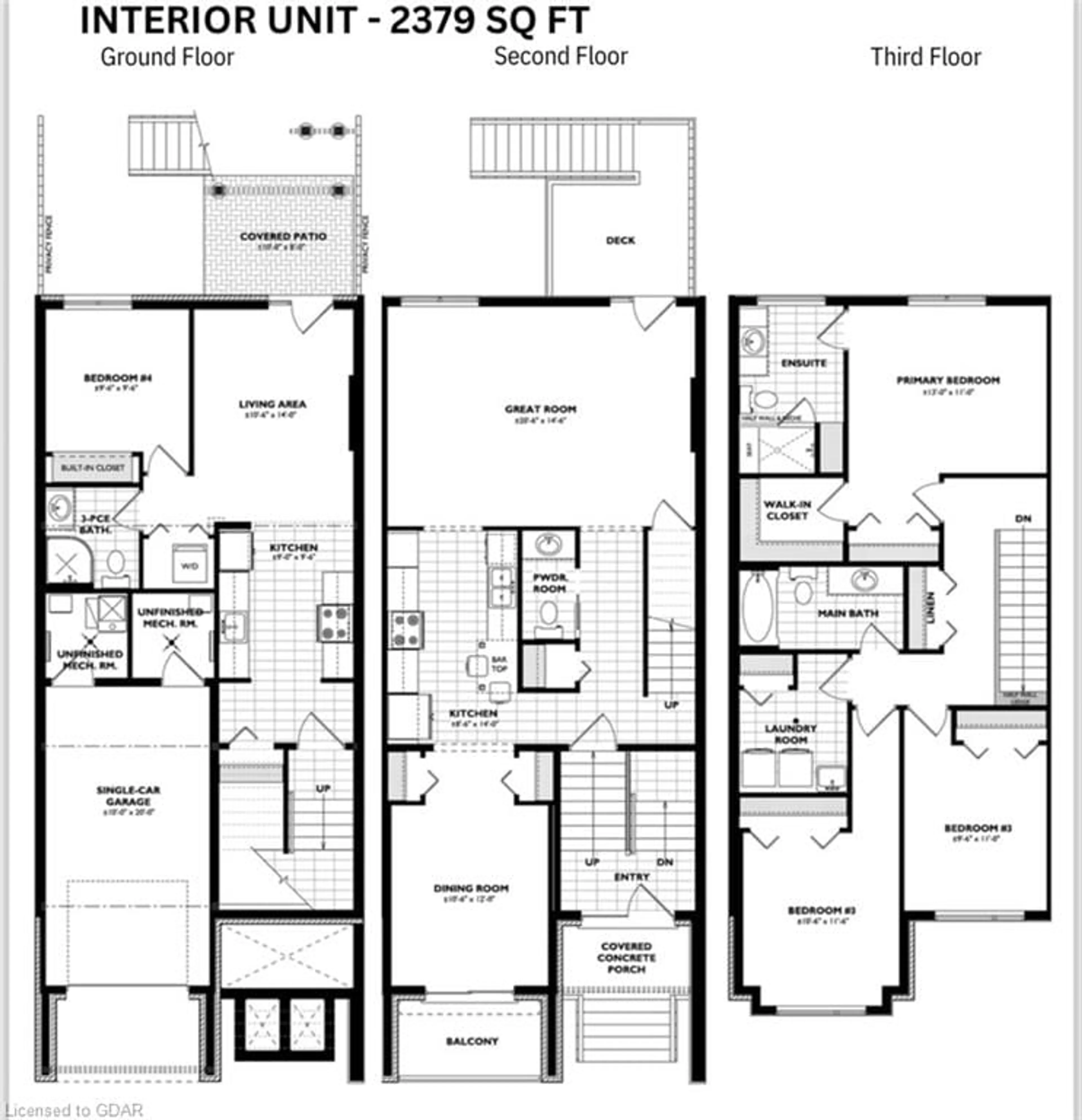 Floor plan for 182 Bridge Cres #2, Palmerston Ontario N0G 2P0