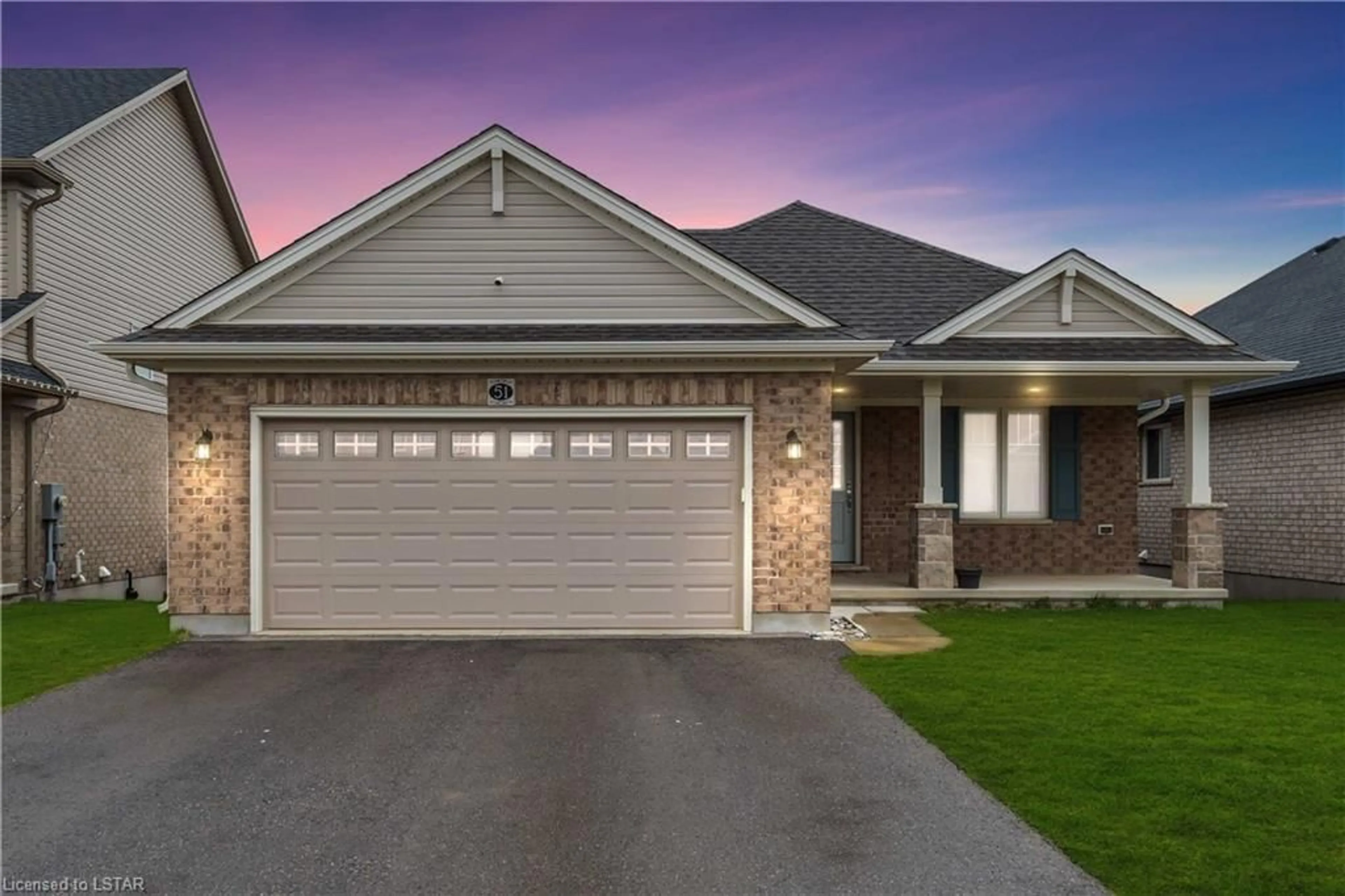 Home with brick exterior material for 51 Ambrosia Path, St. Thomas Ontario N5R 0L4