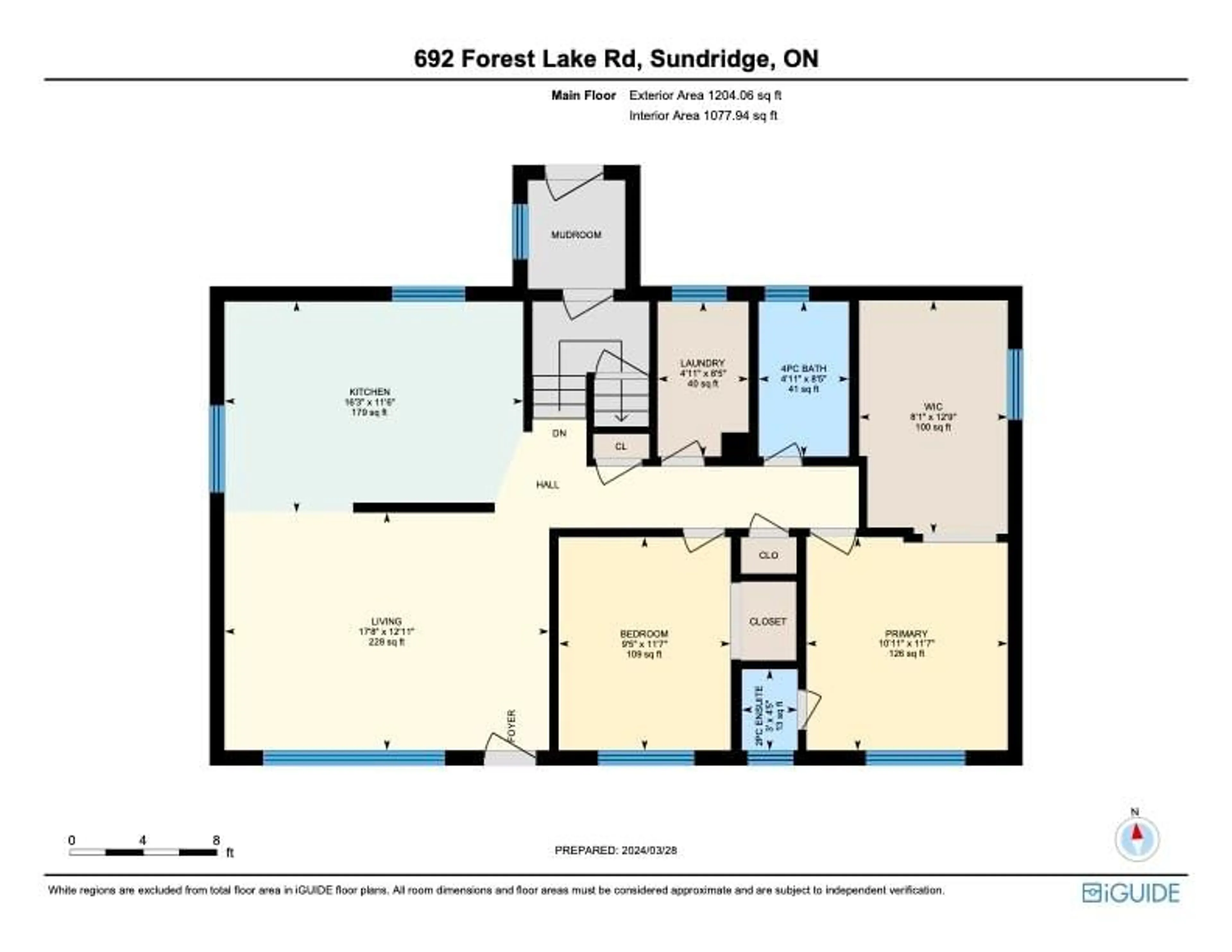 Floor plan for 692 Forest Lake Rd, Sundridge Ontario P0A 1Z0