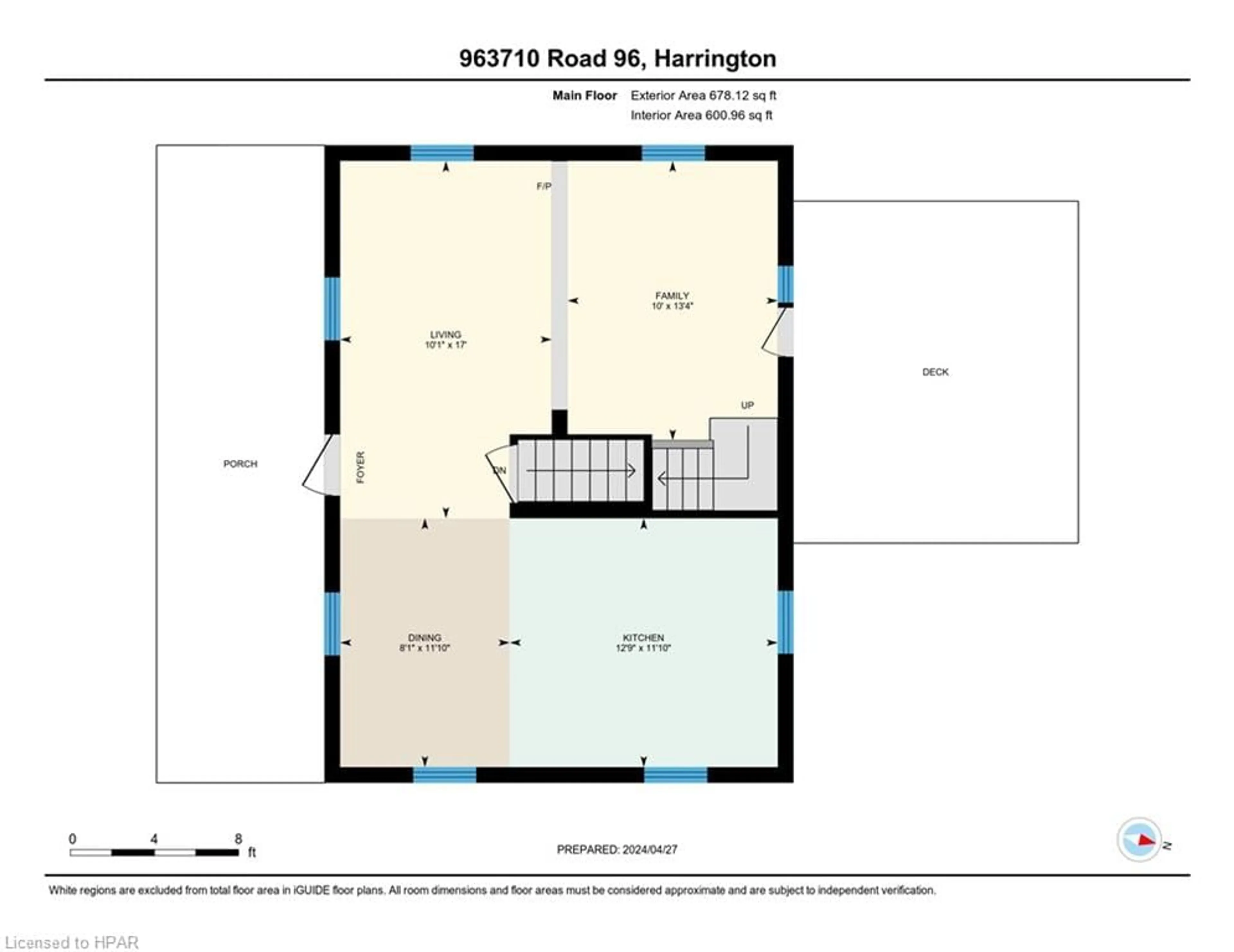 Floor plan for 963710 Road 96, Harrington Ontario N0J 1J0