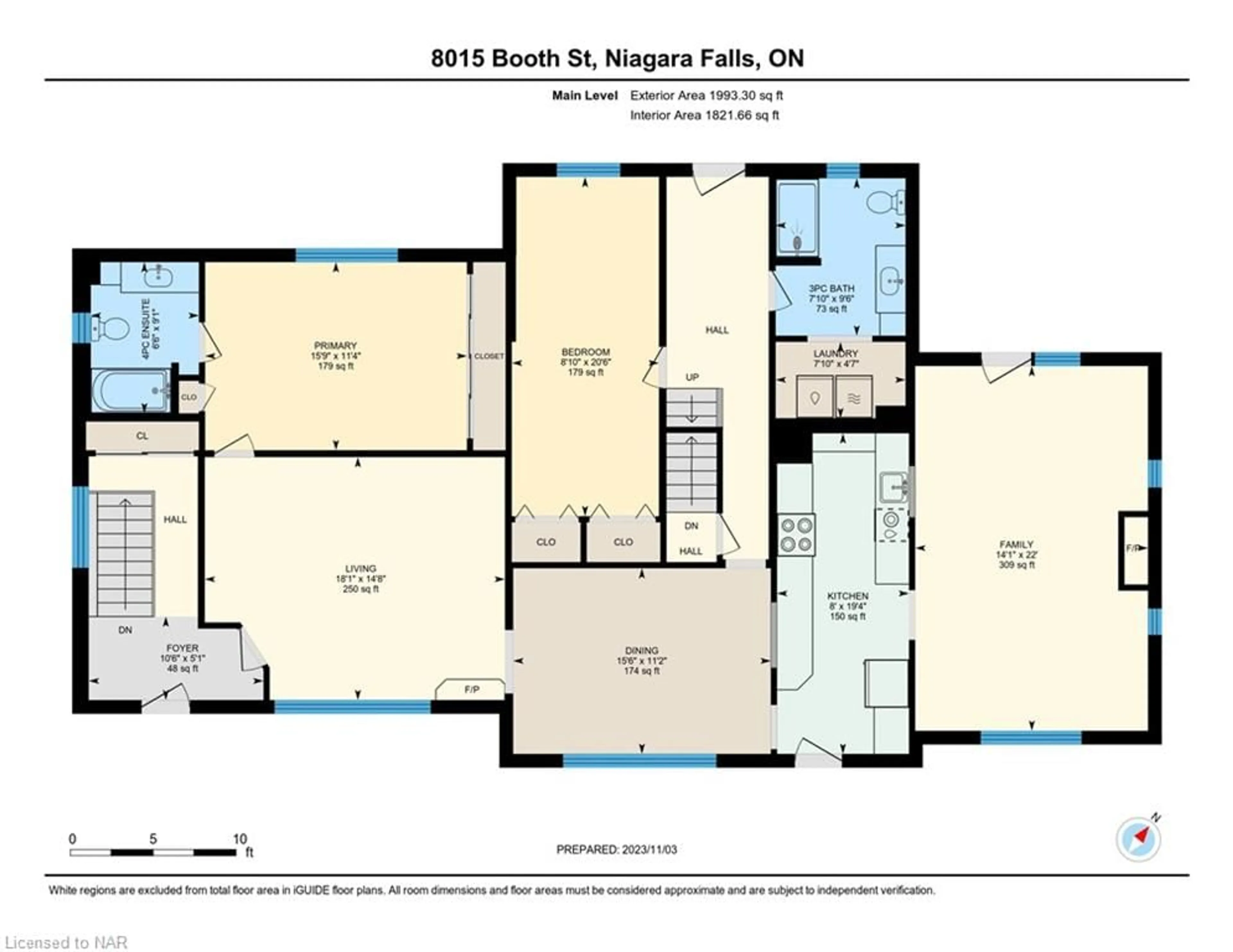 Floor plan for 8015 Booth St, Niagara Falls Ontario L2H 1E7