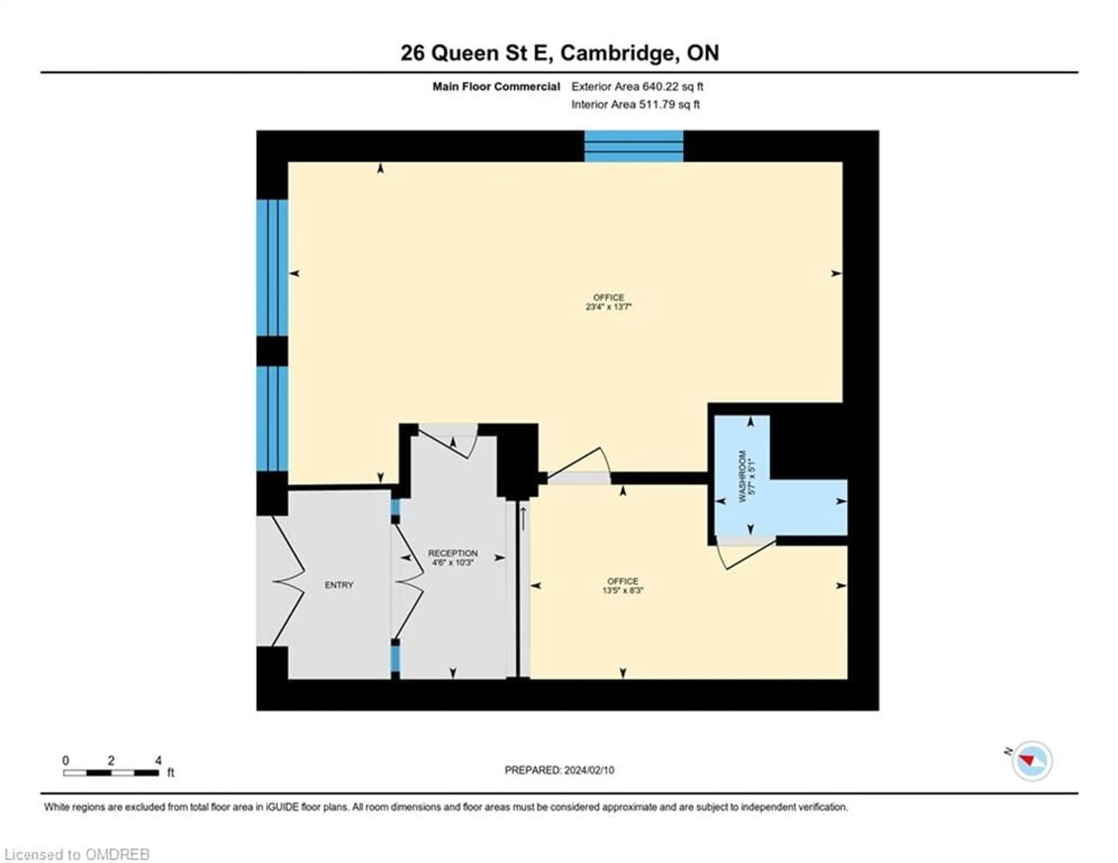 Floor plan for 26 Queen St, Cambridge Ontario N3C 2A6