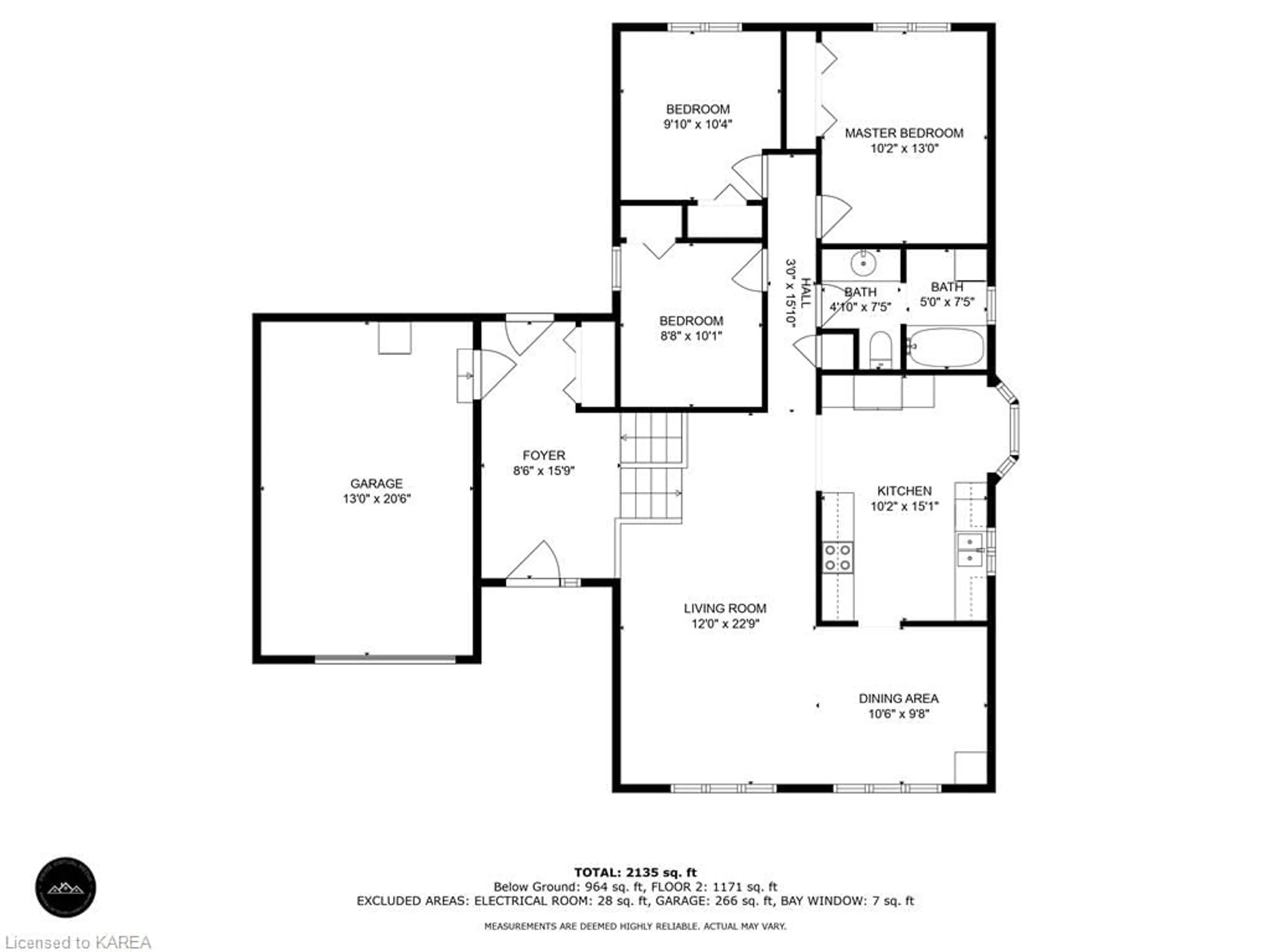 Floor plan for 898 Plainview Pl, Kingston Ontario K7P 2K3