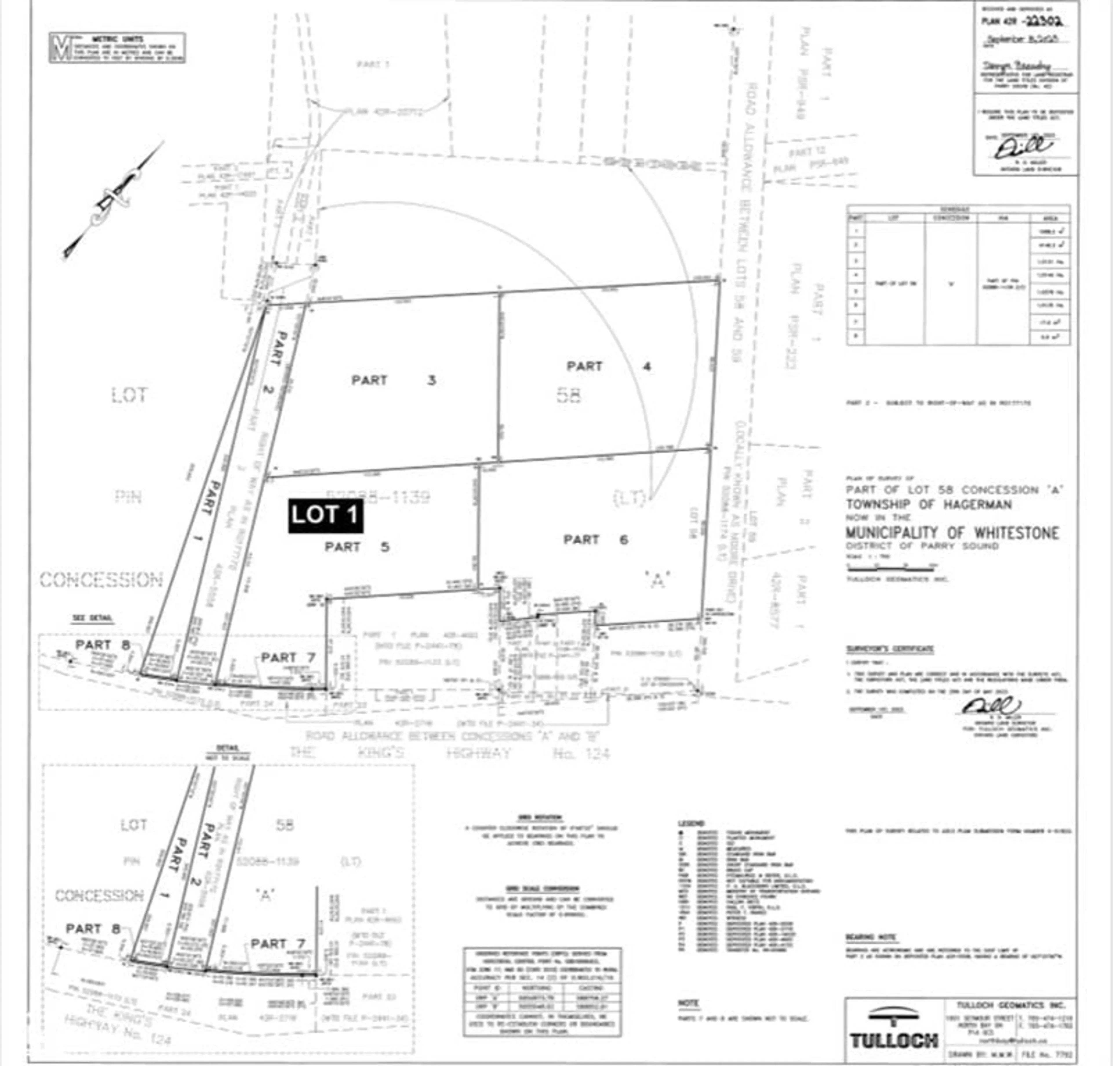 Floor plan for LOT 1 Highway 124, Whitestone Ontario P0A 1G0