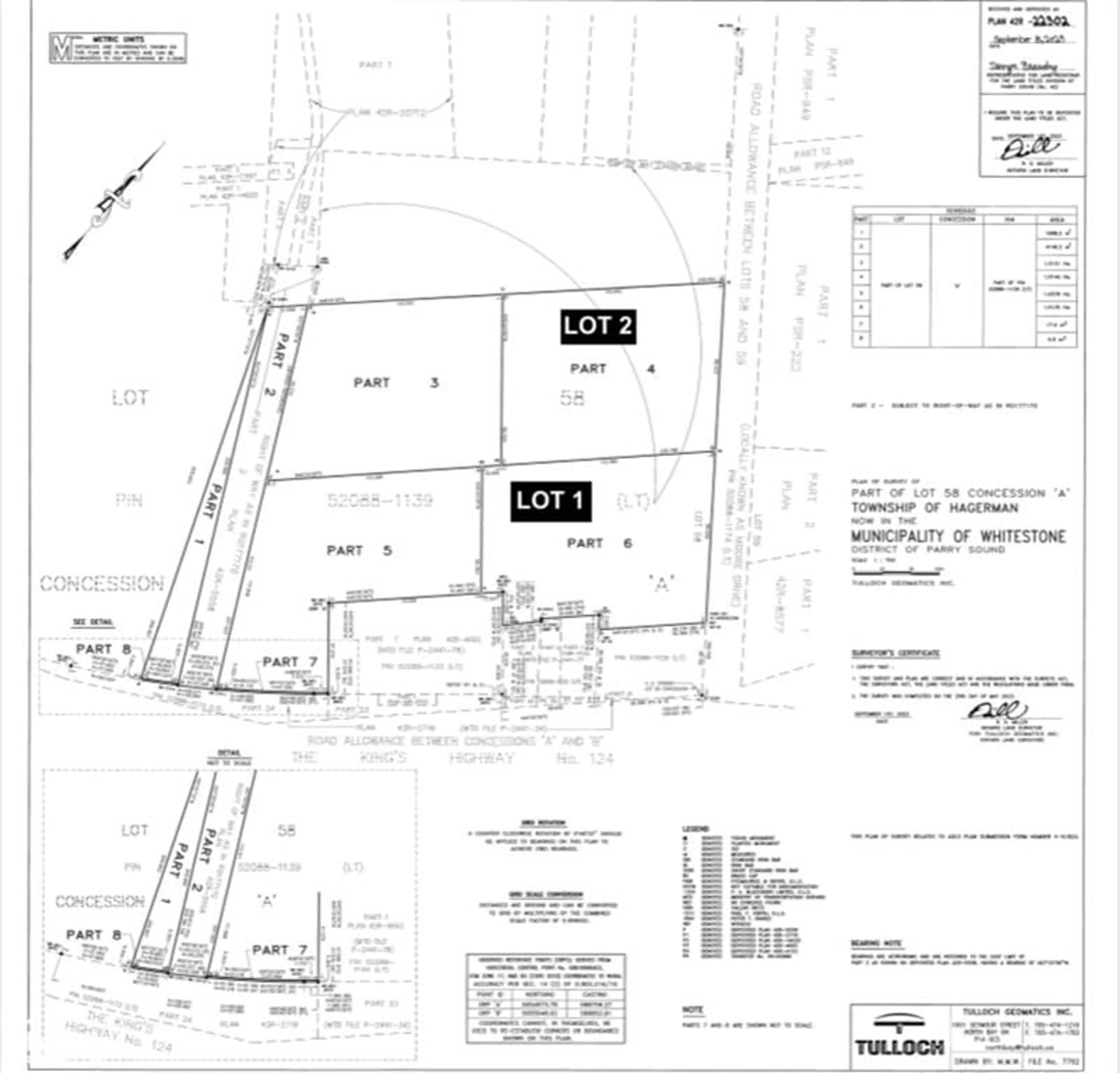 Floor plan for LOT 1 Moore Dr, Whitestone Ontario P0A 1G0