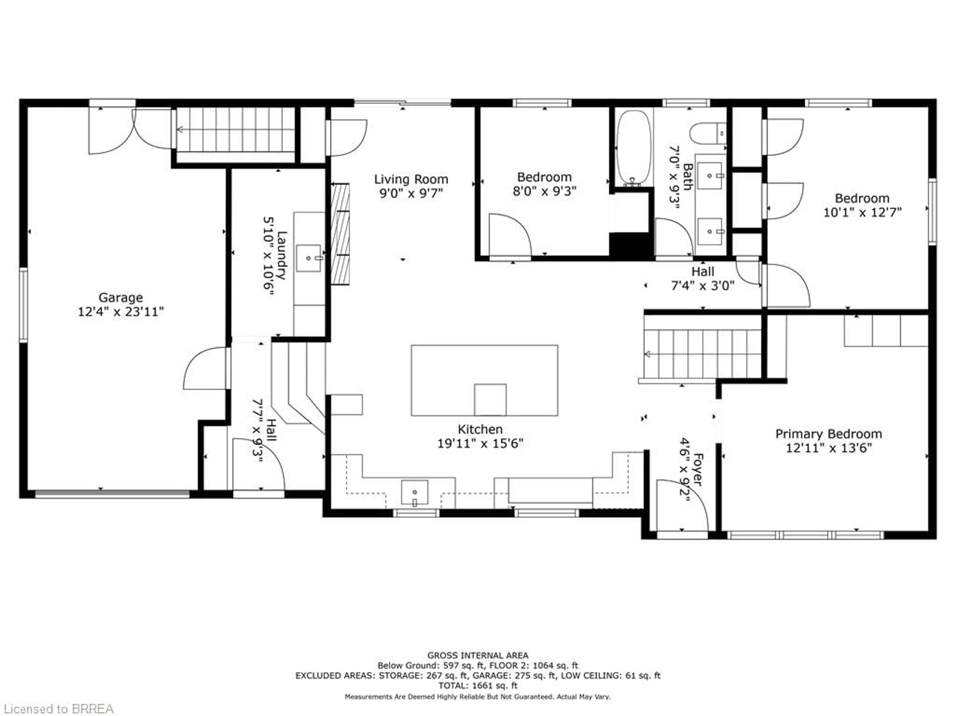 Floor plan for 423 Mcdowell Rd, Simcoe Ontario N3Y 4J9