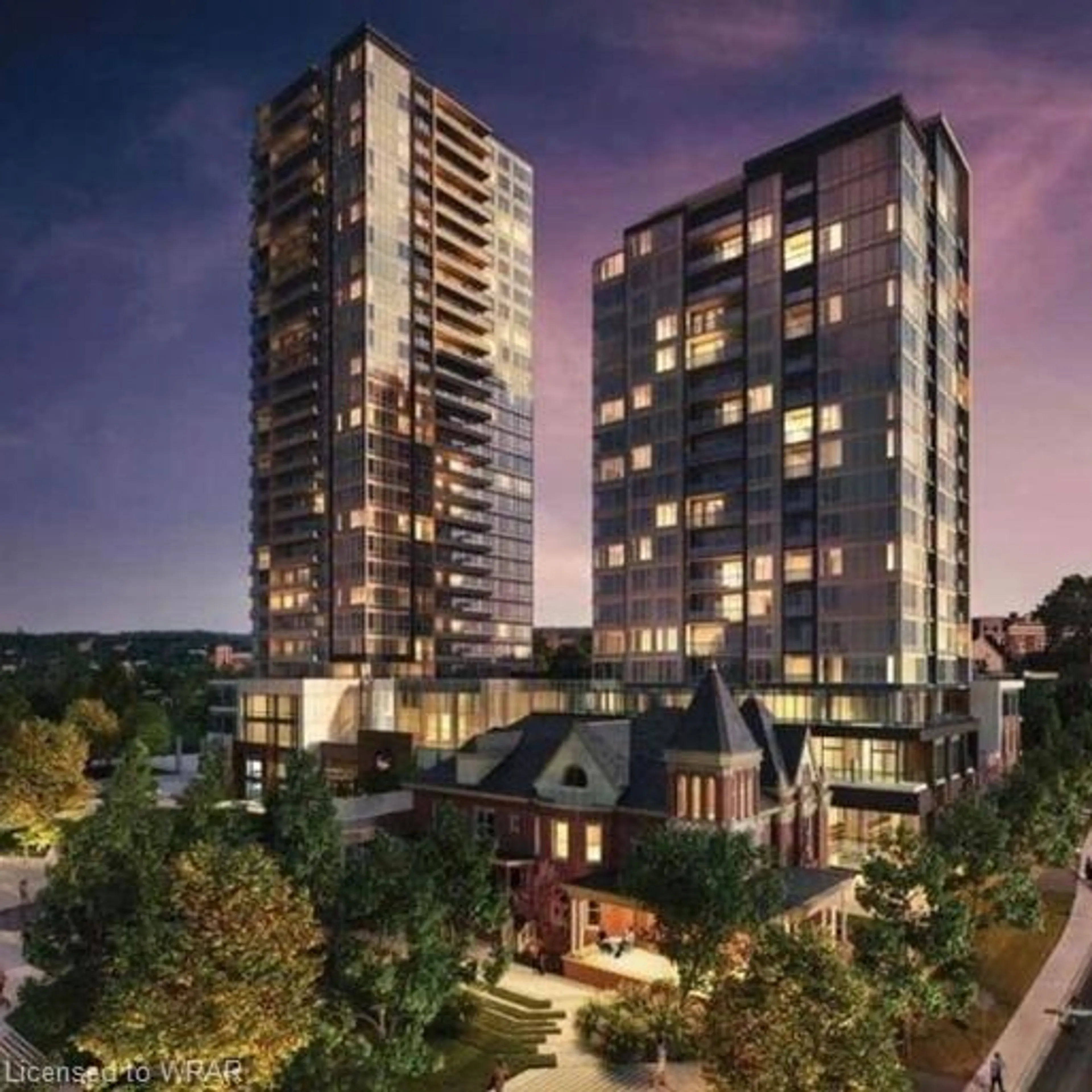 A pic from exterior of the house or condo for 15 Wellington St #1114, Kitchener Ontario N2G 0E3