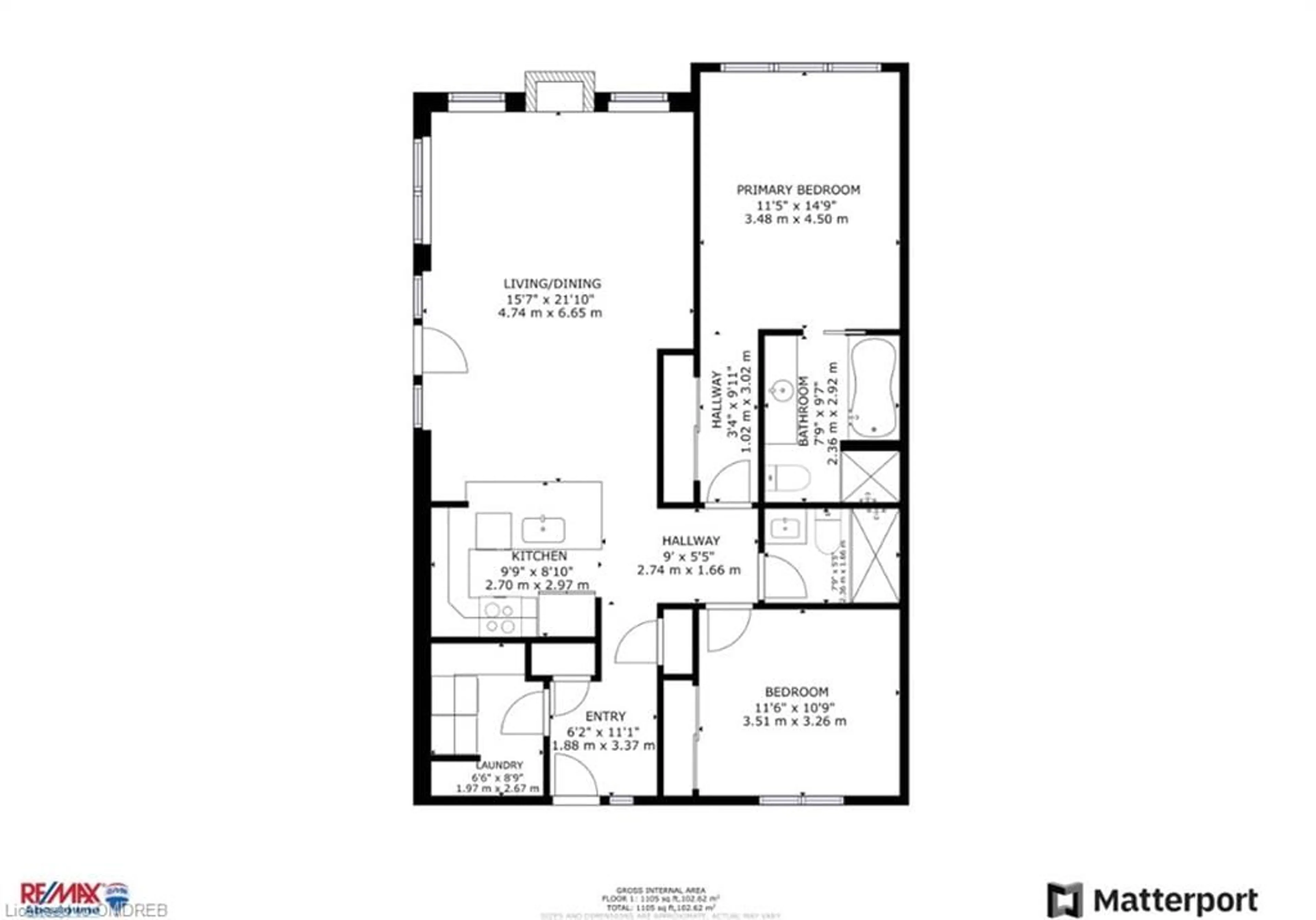Floor plan for 556 Mariners Way, Collingwood Ontario L9Y 5C7