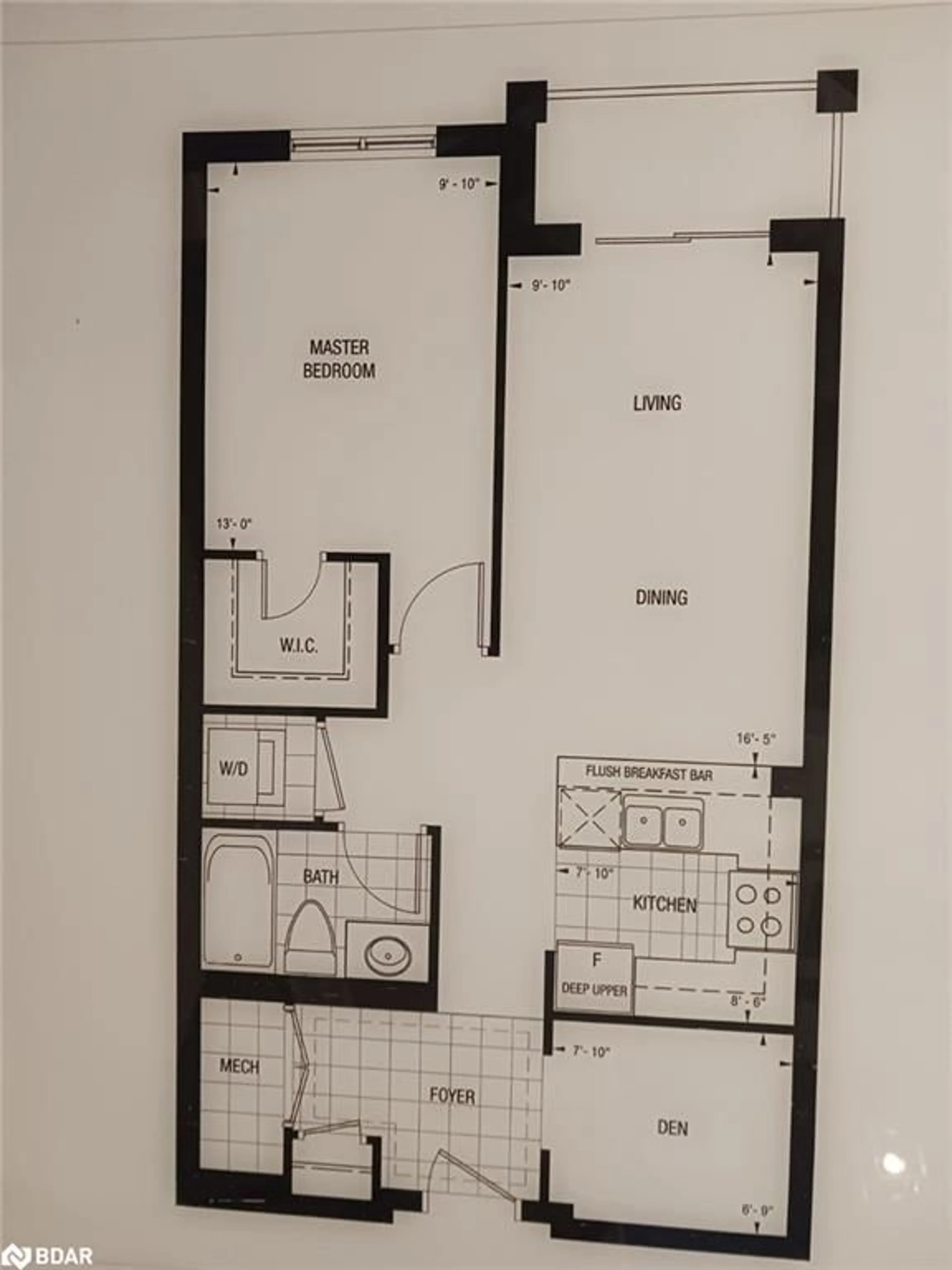 Floor plan for 2300 Upper Middle Rd #101, Oakville Ontario L6M 0T4