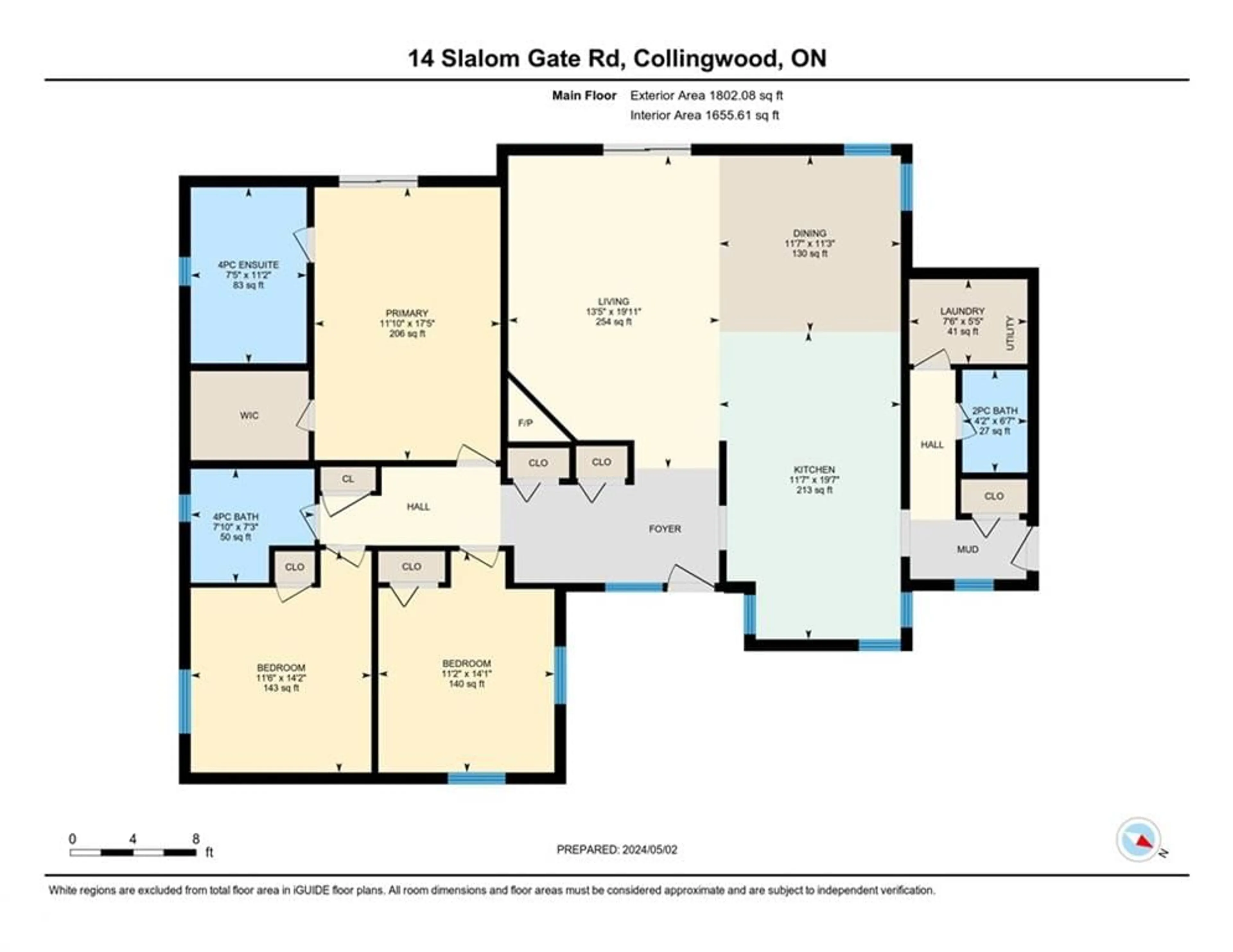Floor plan for 14 Slalom Gate Rd, Collingwood Ontario L9Y 5A9