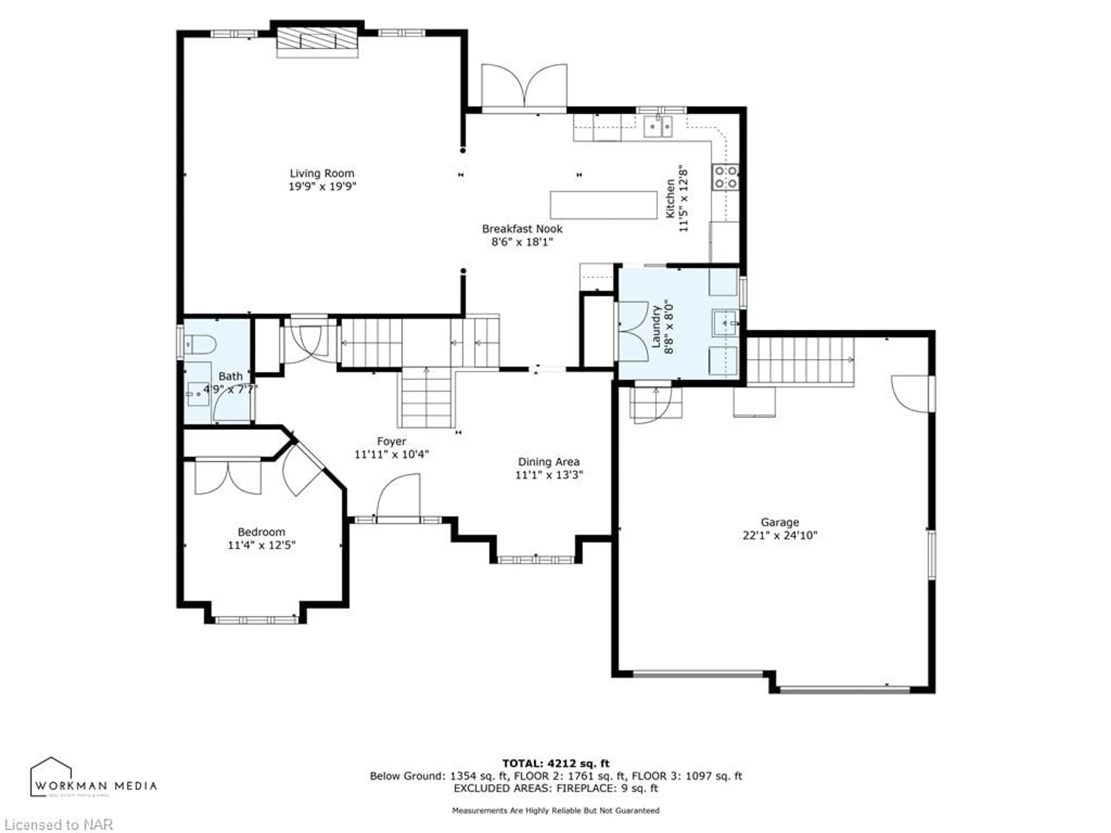 Floor plan for 107 Abbey Rd, Welland Ontario L3C 7L1