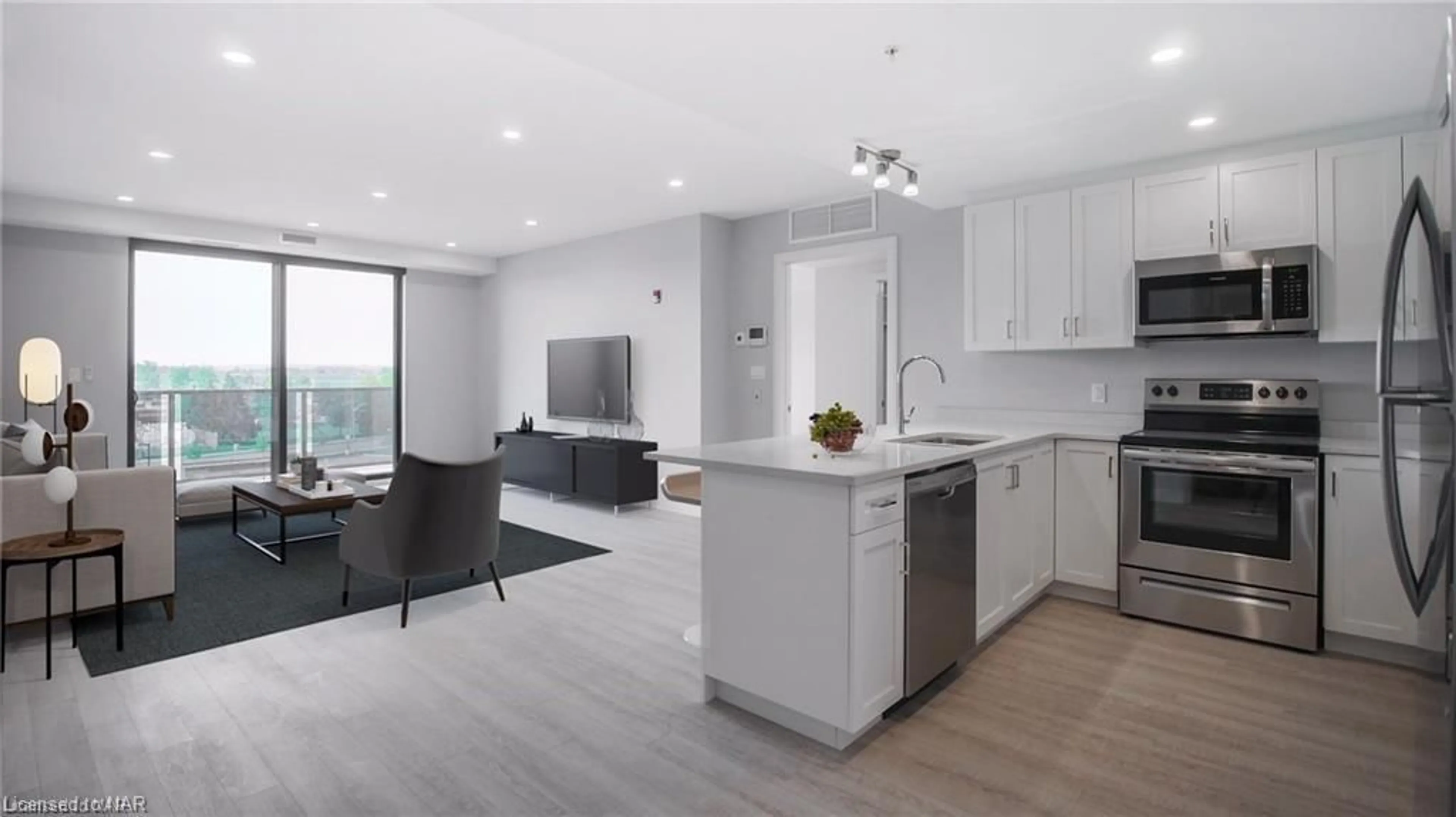 Contemporary kitchen for 300G Fourth Ave #409, St. Catharines Ontario L2R 6P9