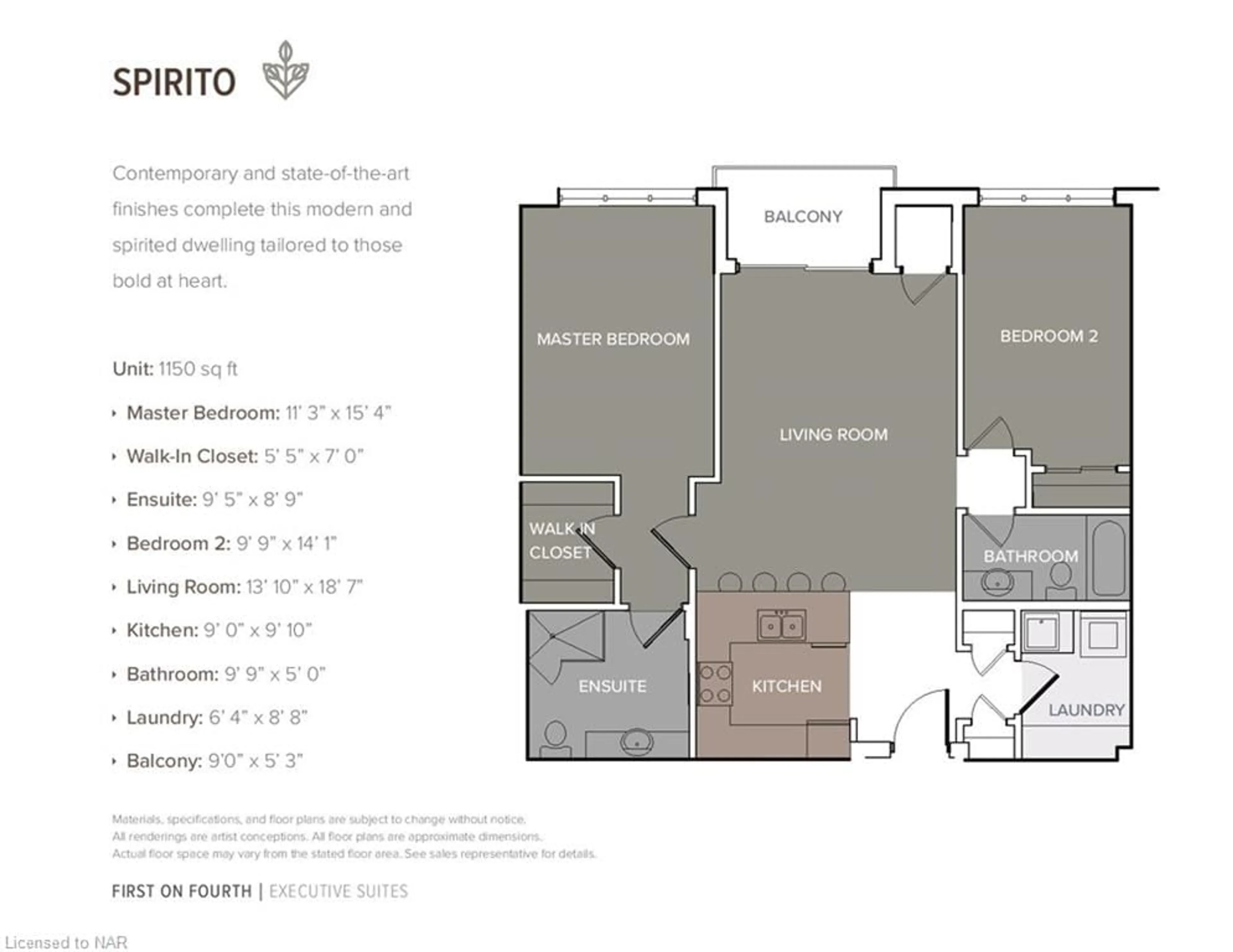 Floor plan for 300B Fourth Ave #402, St. Catharines Ontario L2S 0E6