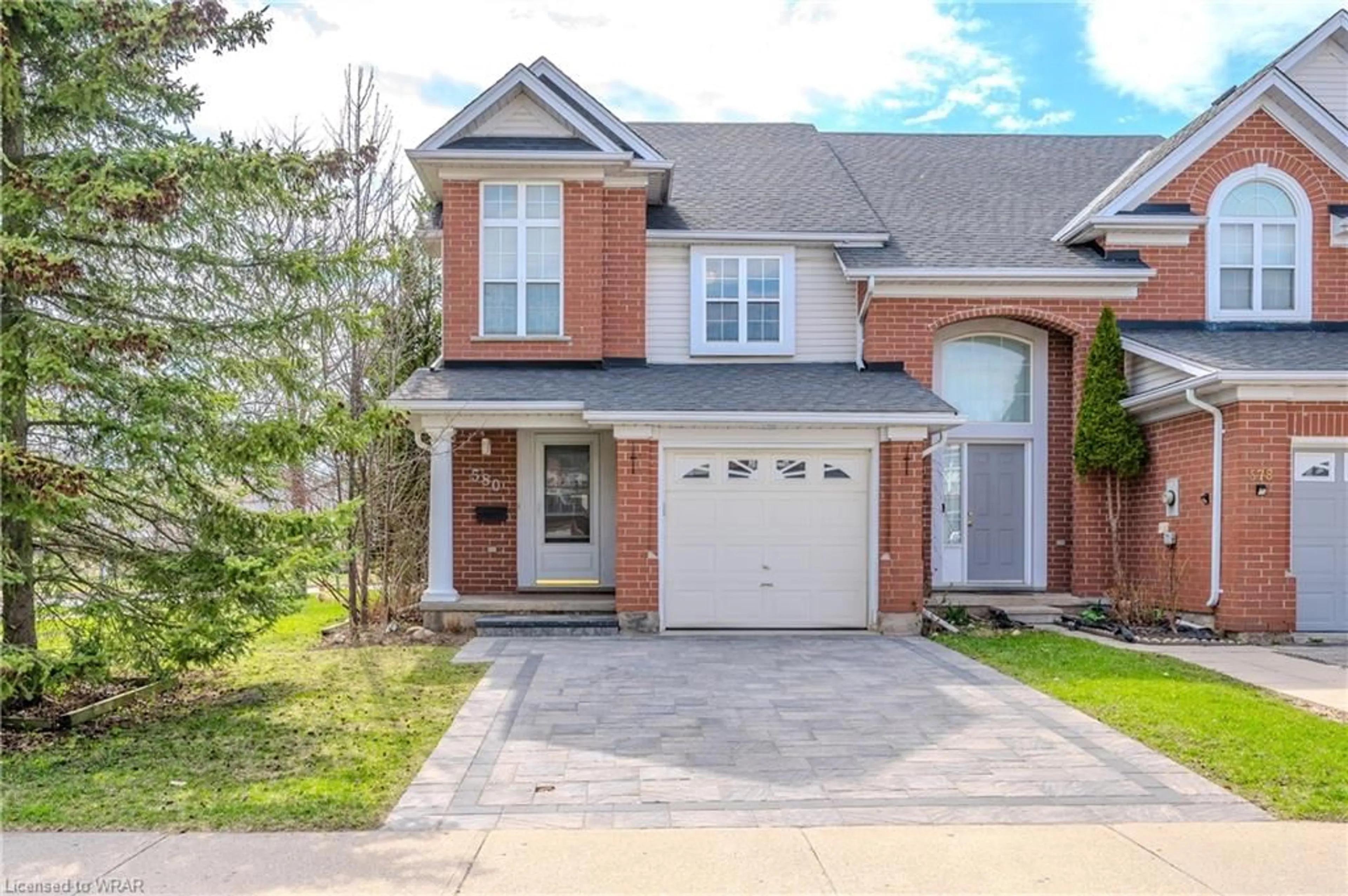 Home with brick exterior material for 580 Beaver Creek Cres, Waterloo Ontario N2V 2J6