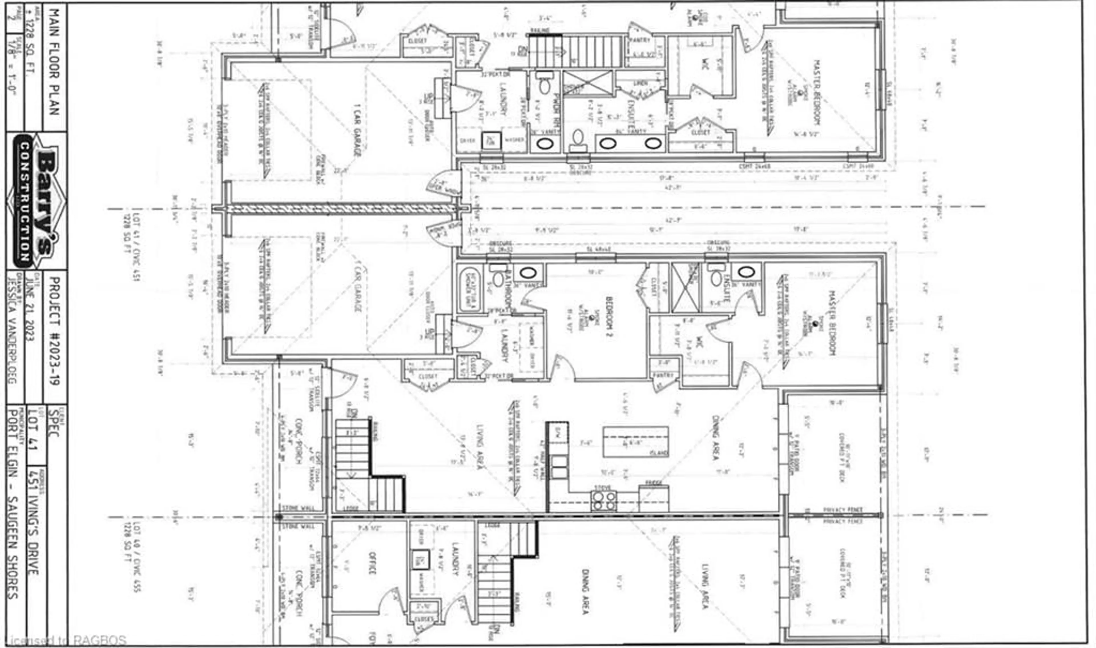 Floor plan for 451 Ivings Dr, Port Elgin Ontario N0H 2C3