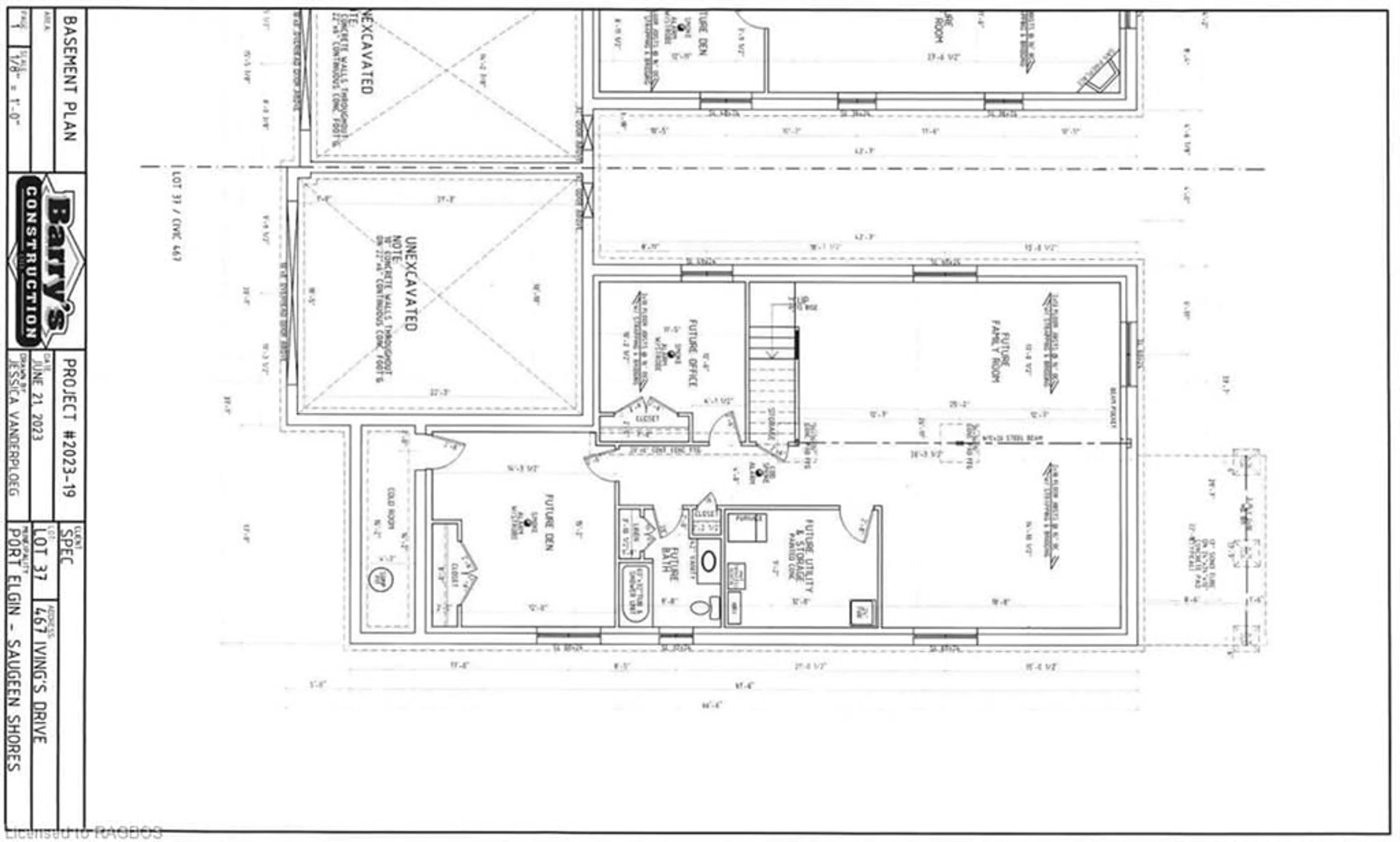 Floor plan for 467 Ivings Dr, Port Elgin Ontario N0H 2C3