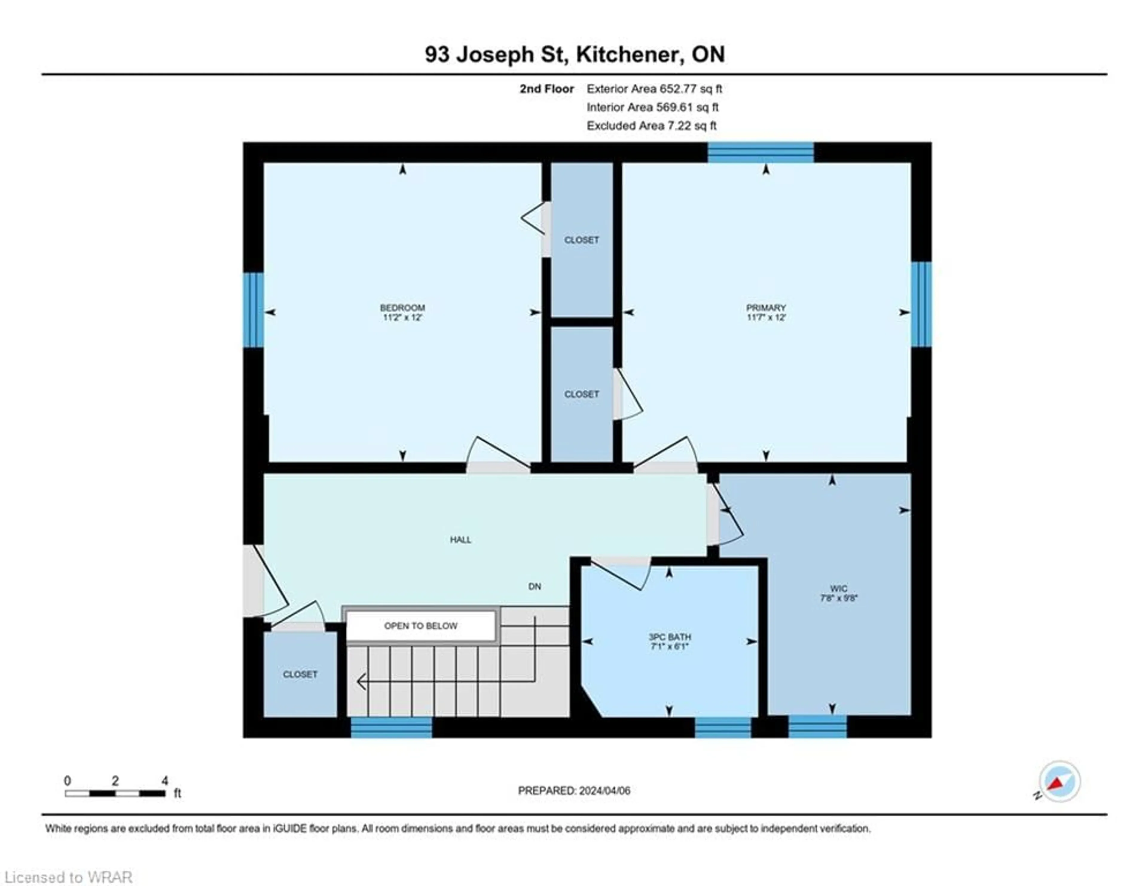 Floor plan for 93 Joseph St, Kitchener Ontario N2G 1J2