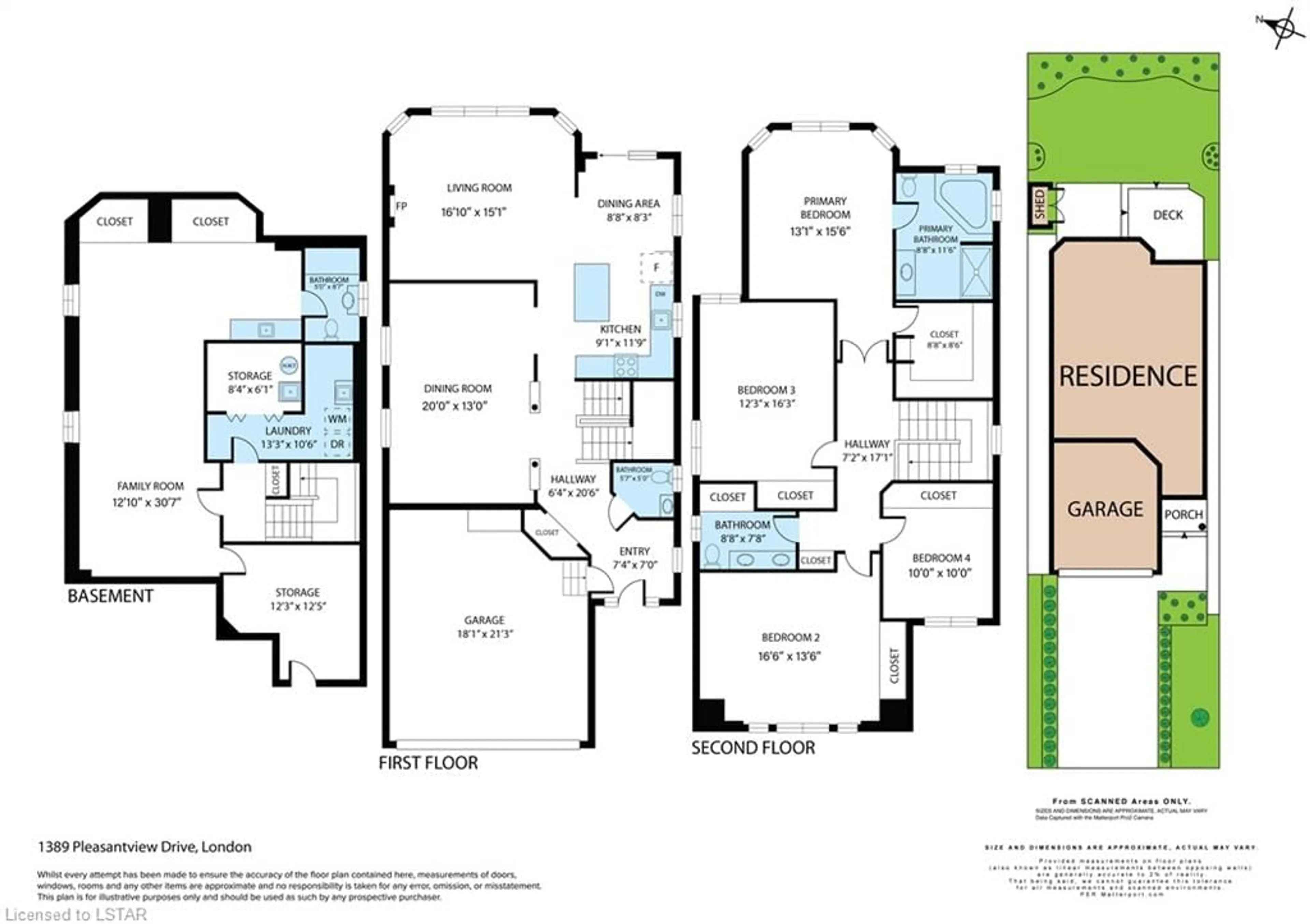 Floor plan for 1389 Pleasantview Dr, London Ontario N5X 4P8