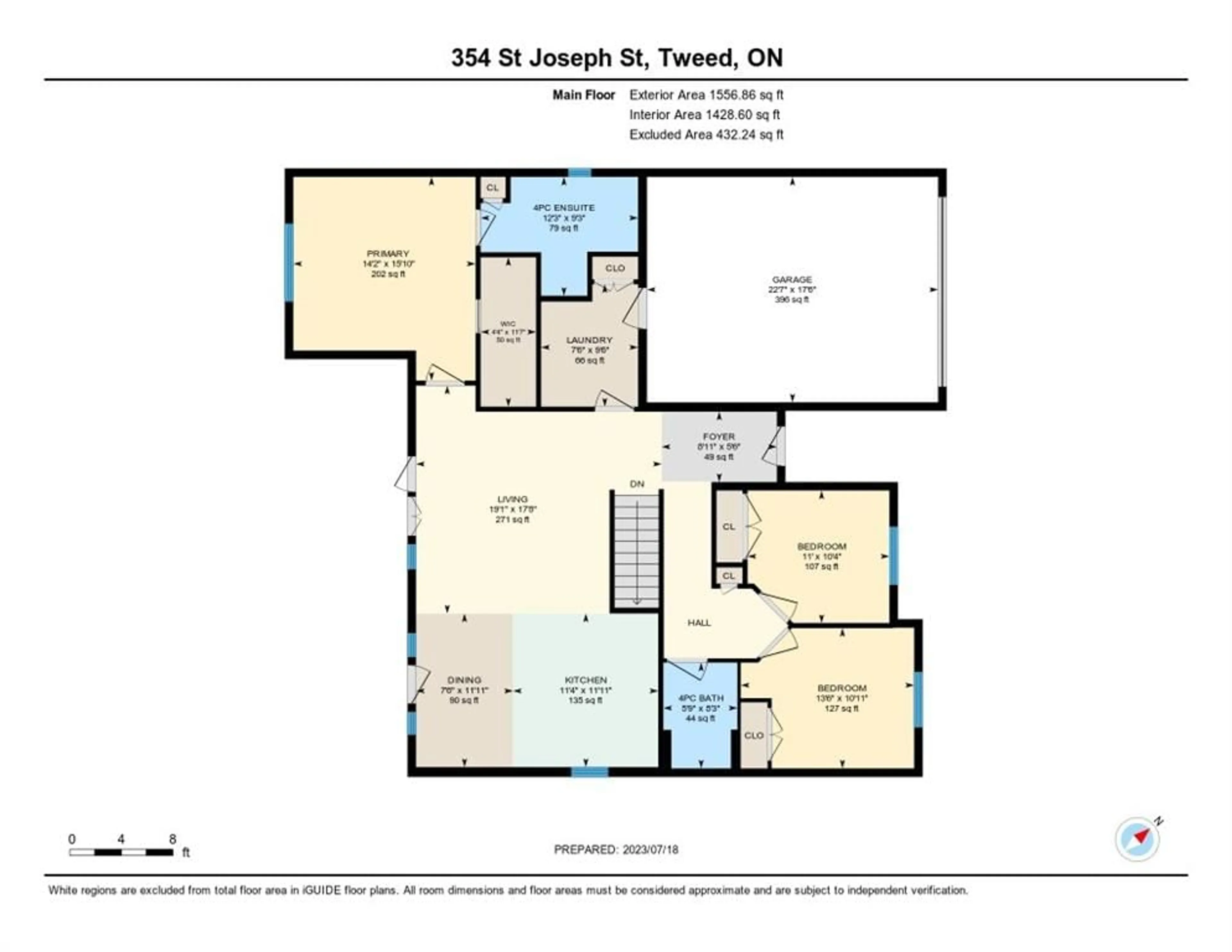 Floor plan for 354 St Joseph St, Tweed Ontario K0K 3J0