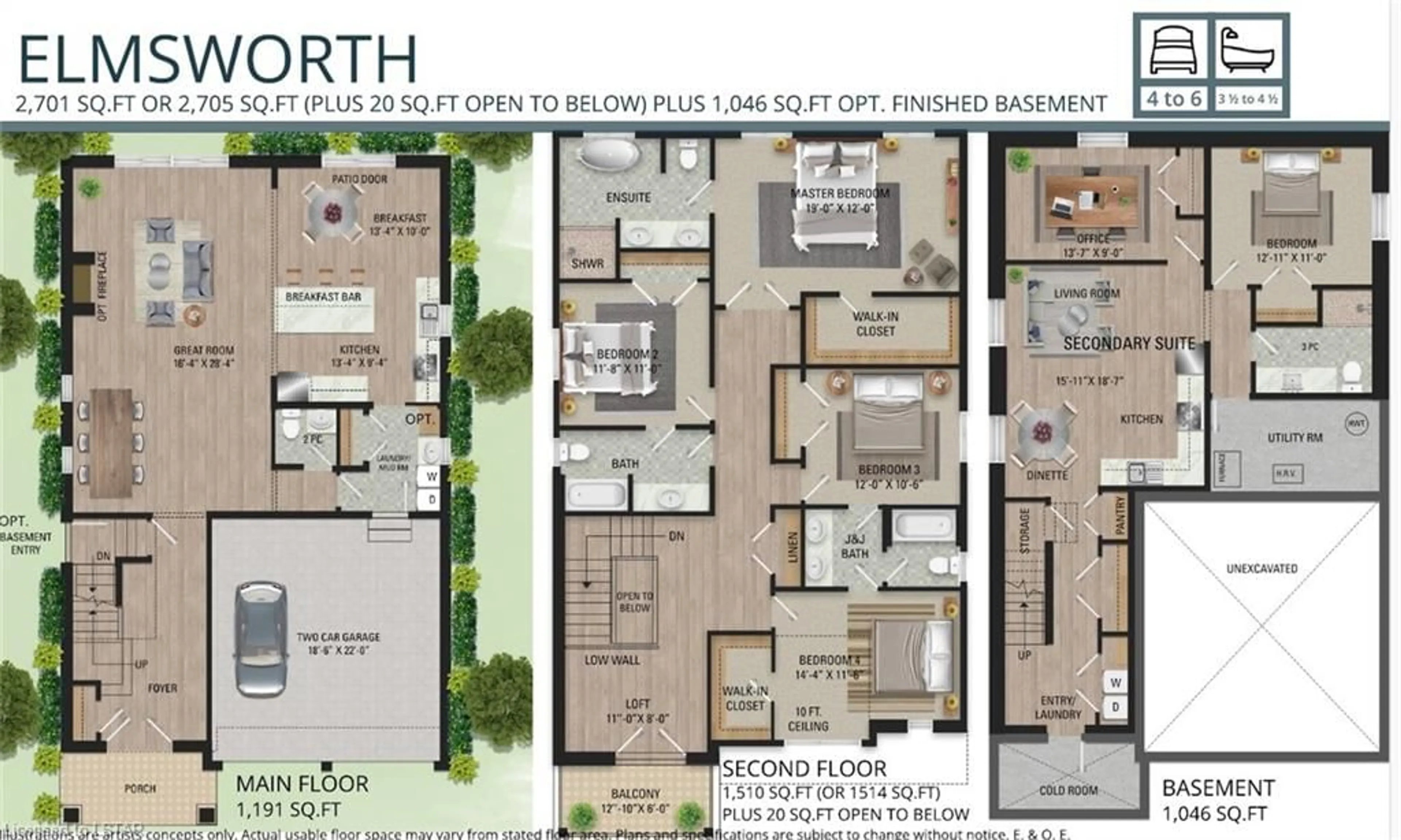 Floor plan for LOT #77 Heathwoods Ave, London Ontario N6P 1H5