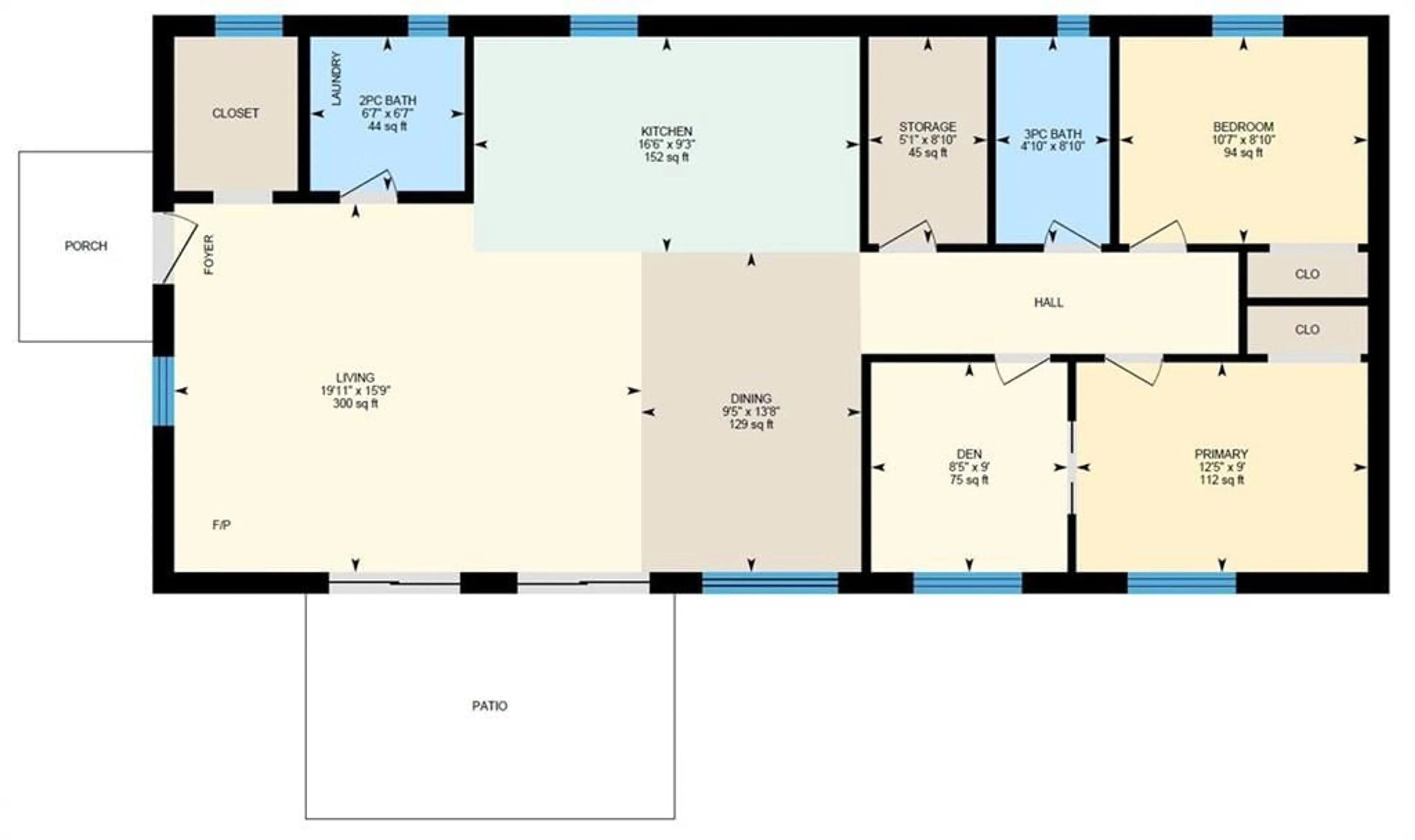 Floor plan for 195 Centre St, Meaford Ontario N4L 1E8
