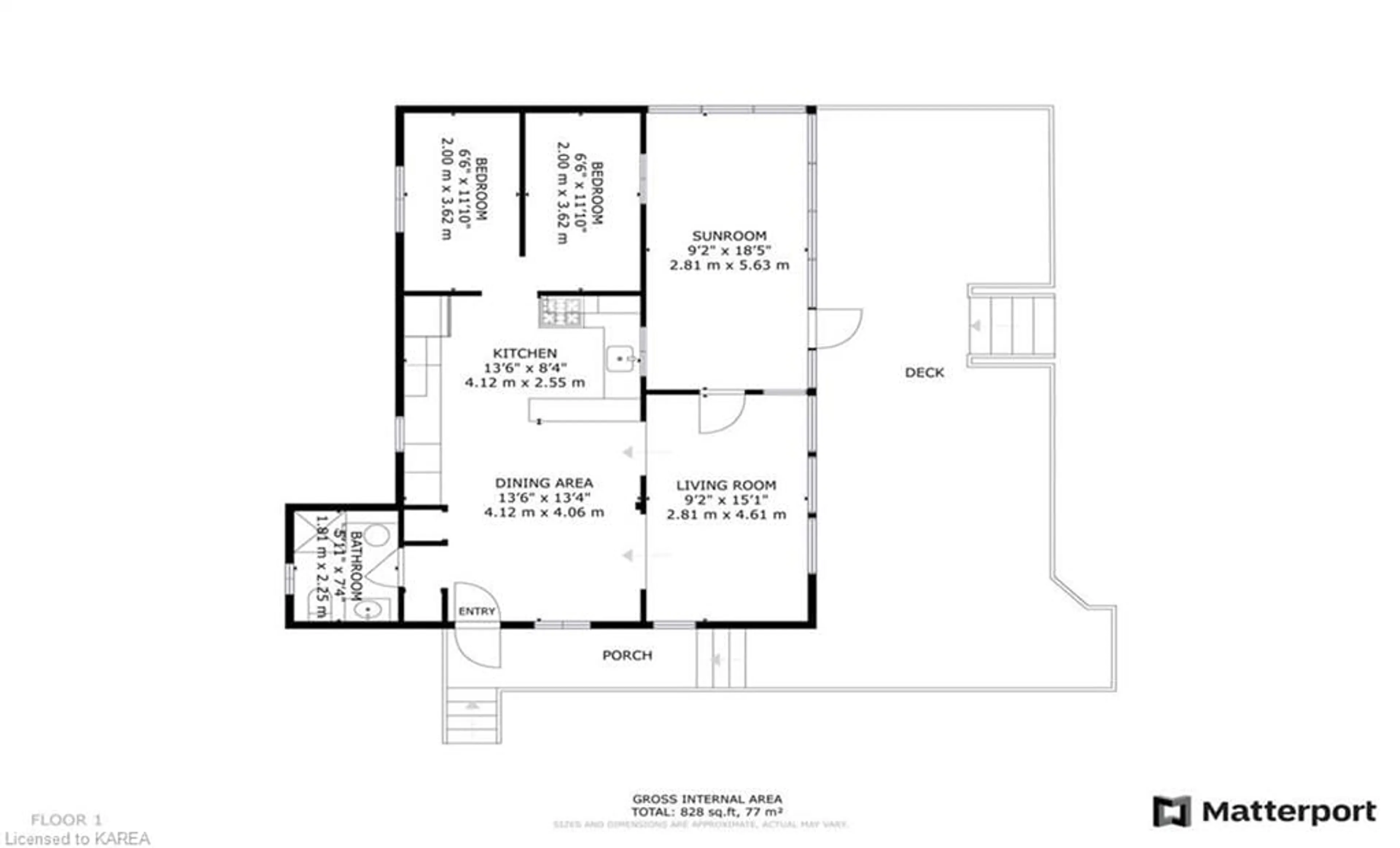 Floor plan for 1055A Villalta Lane, Godfrey Ontario K0H 1T0