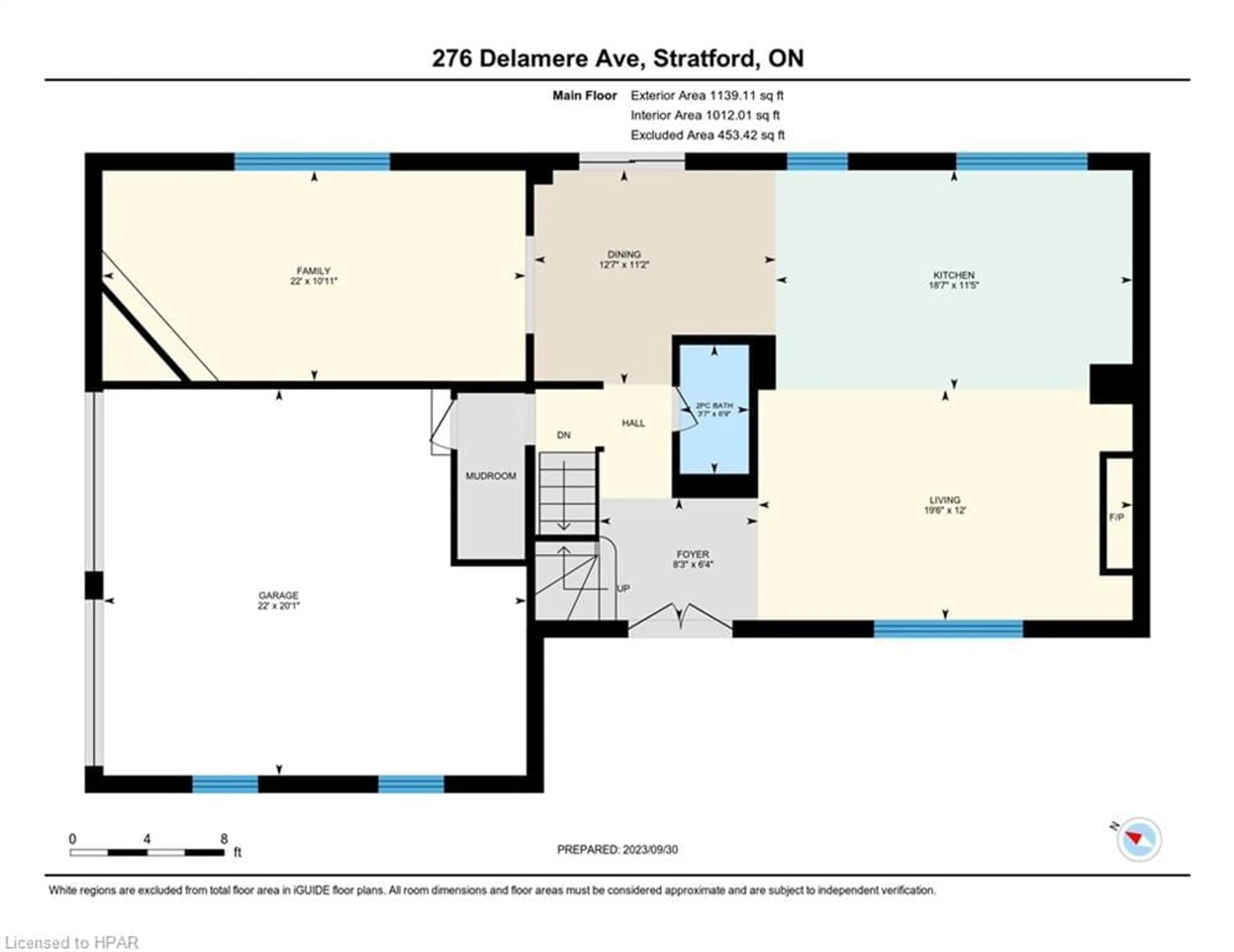 Floor plan for 276 Delamere Ave, Stratford Ontario N5A 5A2