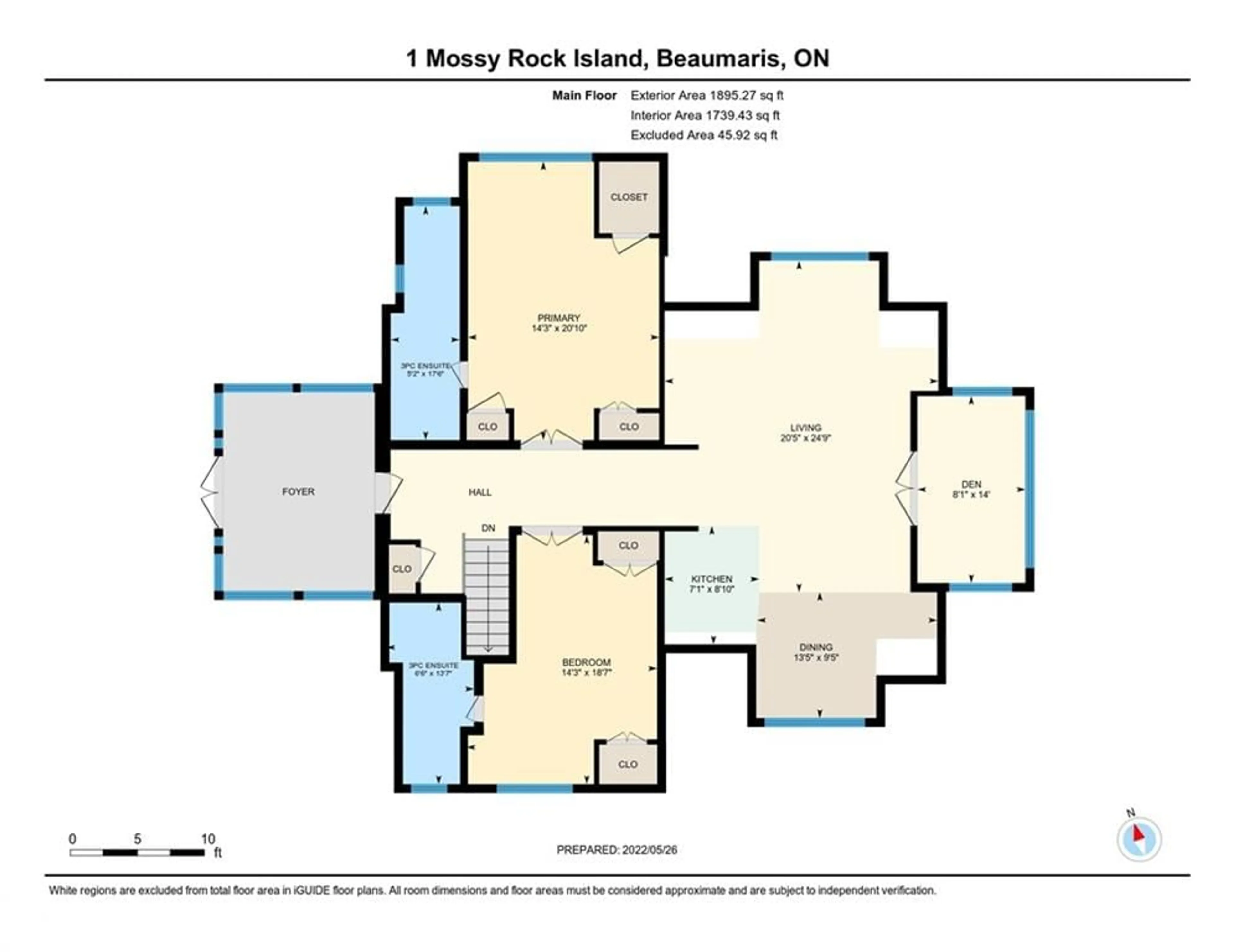 Floor plan for 0 M  (Mossy Rock) Island, Port Carling Ontario P0B 1E0