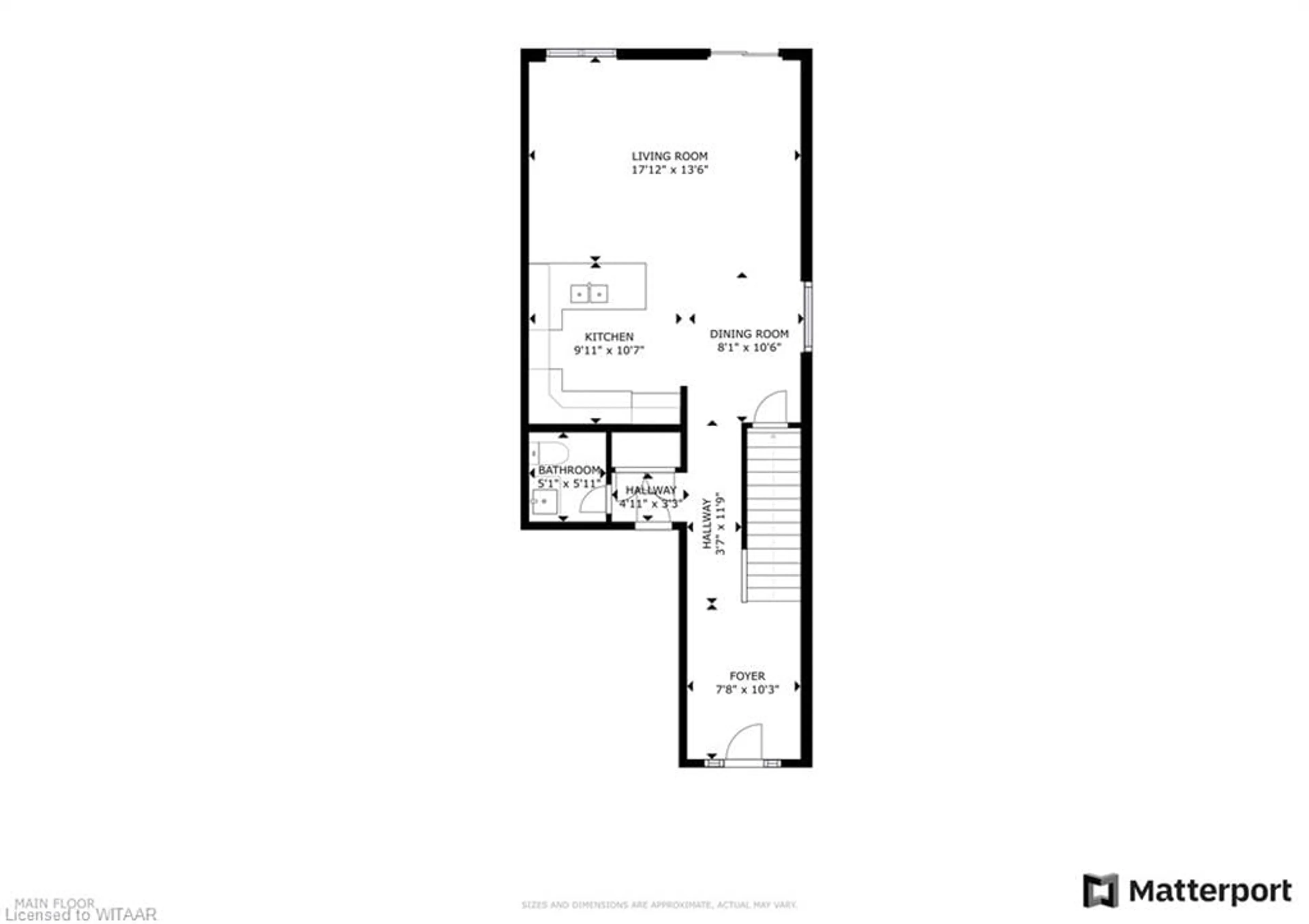 Floor plan for 131 Wimpole St #A, Mitchell Ontario N0K 1N0