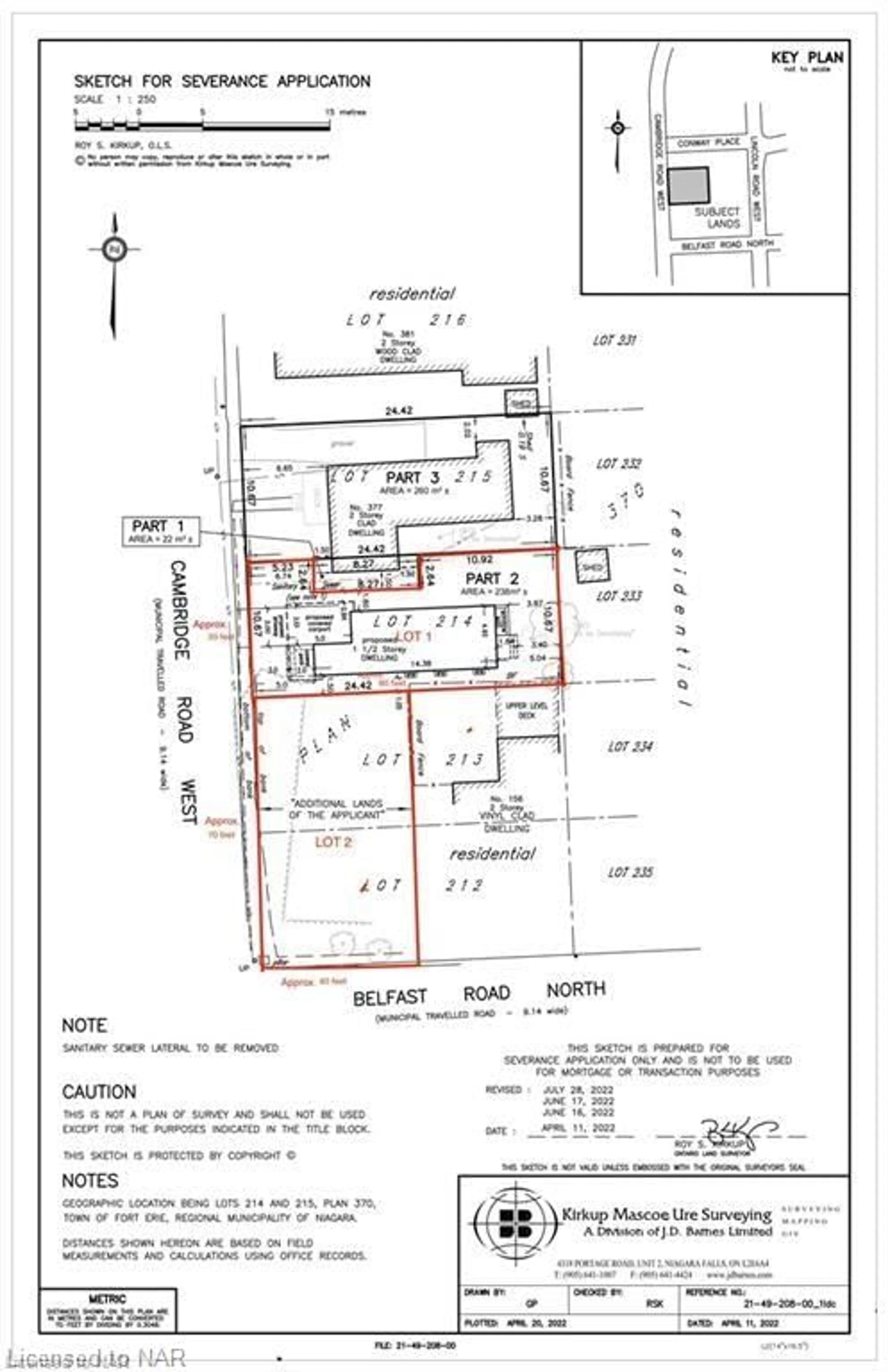 Floor plan for V/L Belfast Rd, Crystal Beach Ontario L0S 1B0