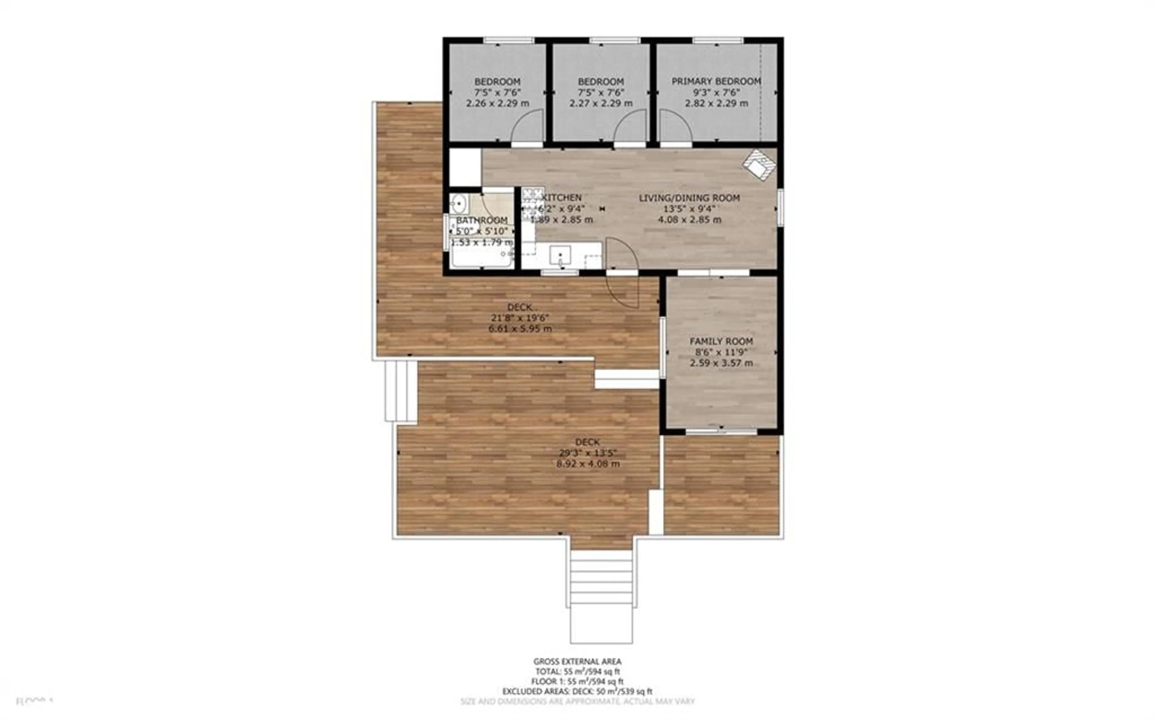 Floor plan for 45 Deerfield Rd, McKellar Ontario P2A 2W7