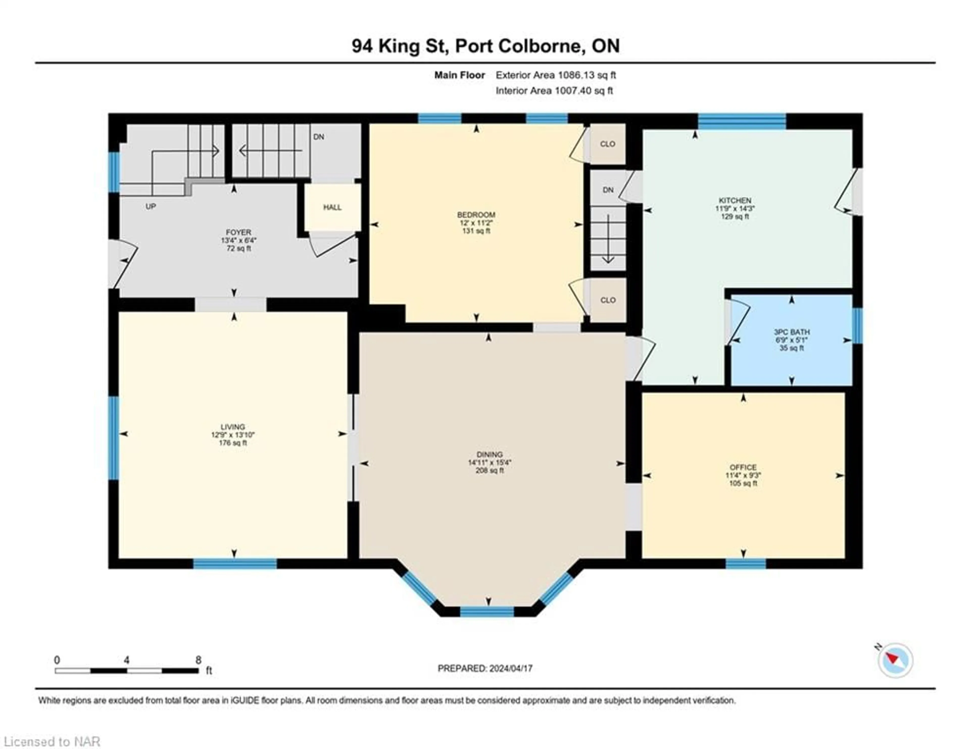 Floor plan for 94 King St, Port Colborne Ontario L3K 4E9