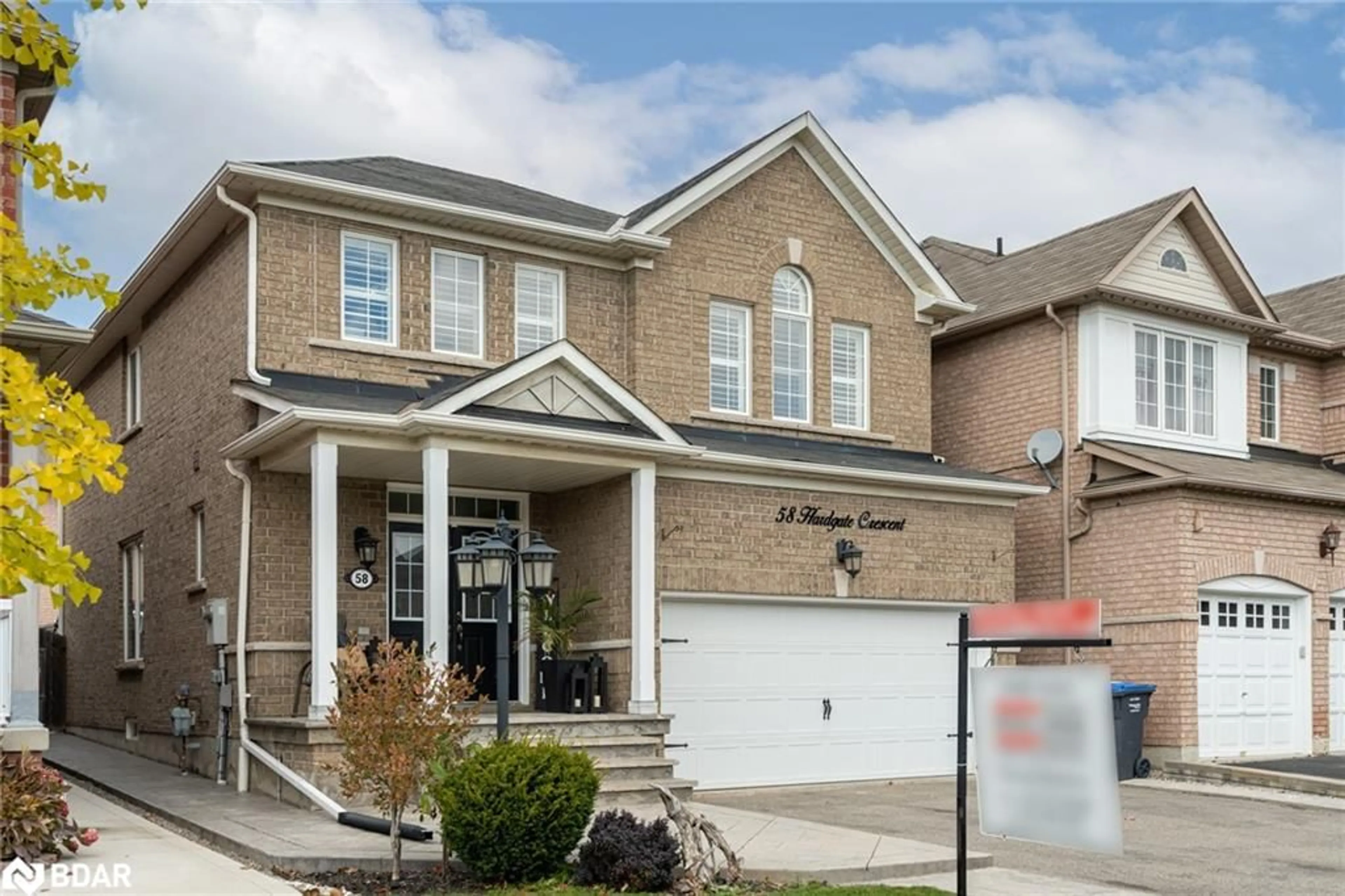 Home with brick exterior material for 58 Hardgate Cres, Brampton Ontario L7A 3V7