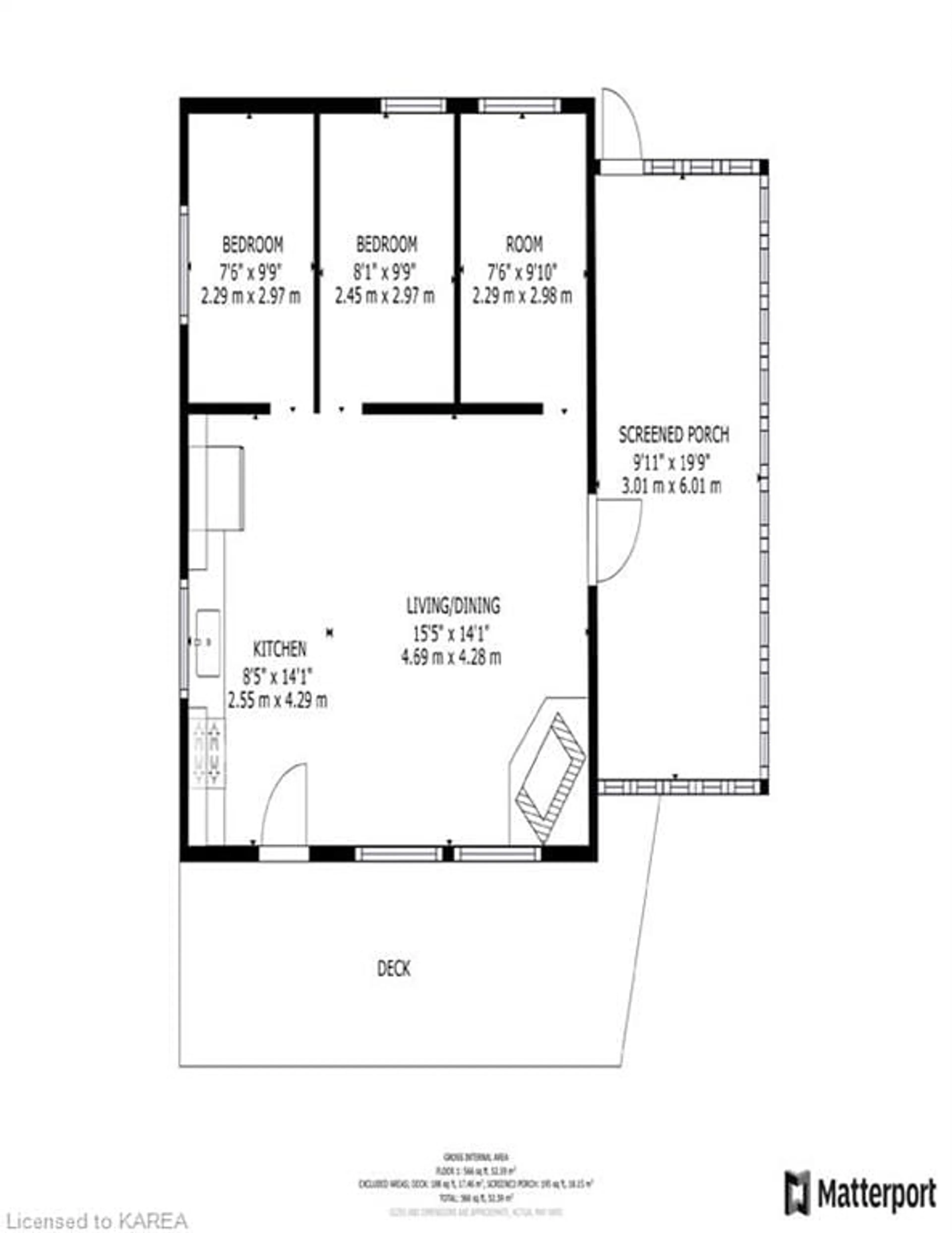 Floor plan for 100 Sister Island, Arden Ontario K0H 1B0