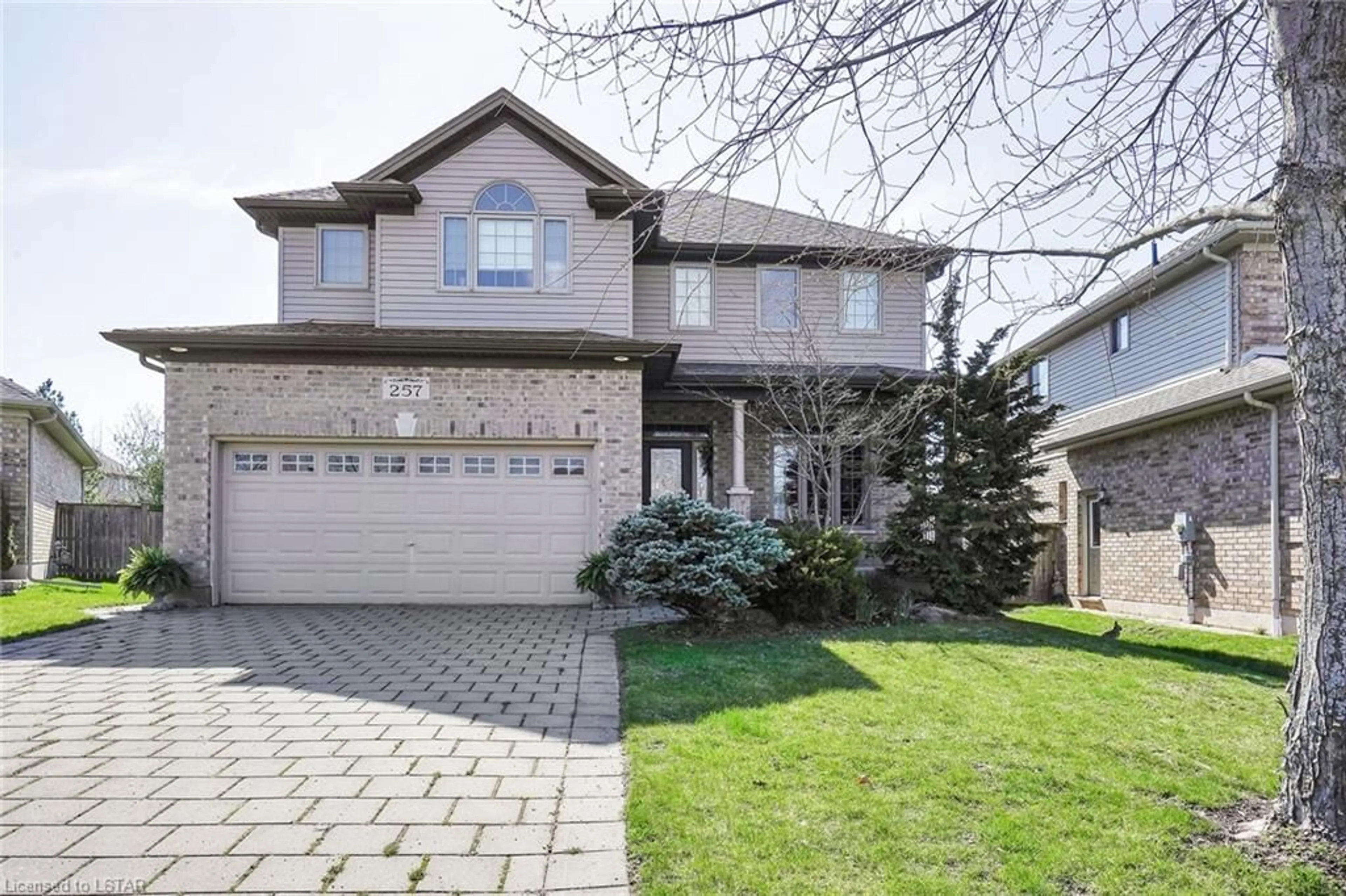 Frontside or backside of a home for 257 Meadowsweet Trail, London Ontario N5X 0A4