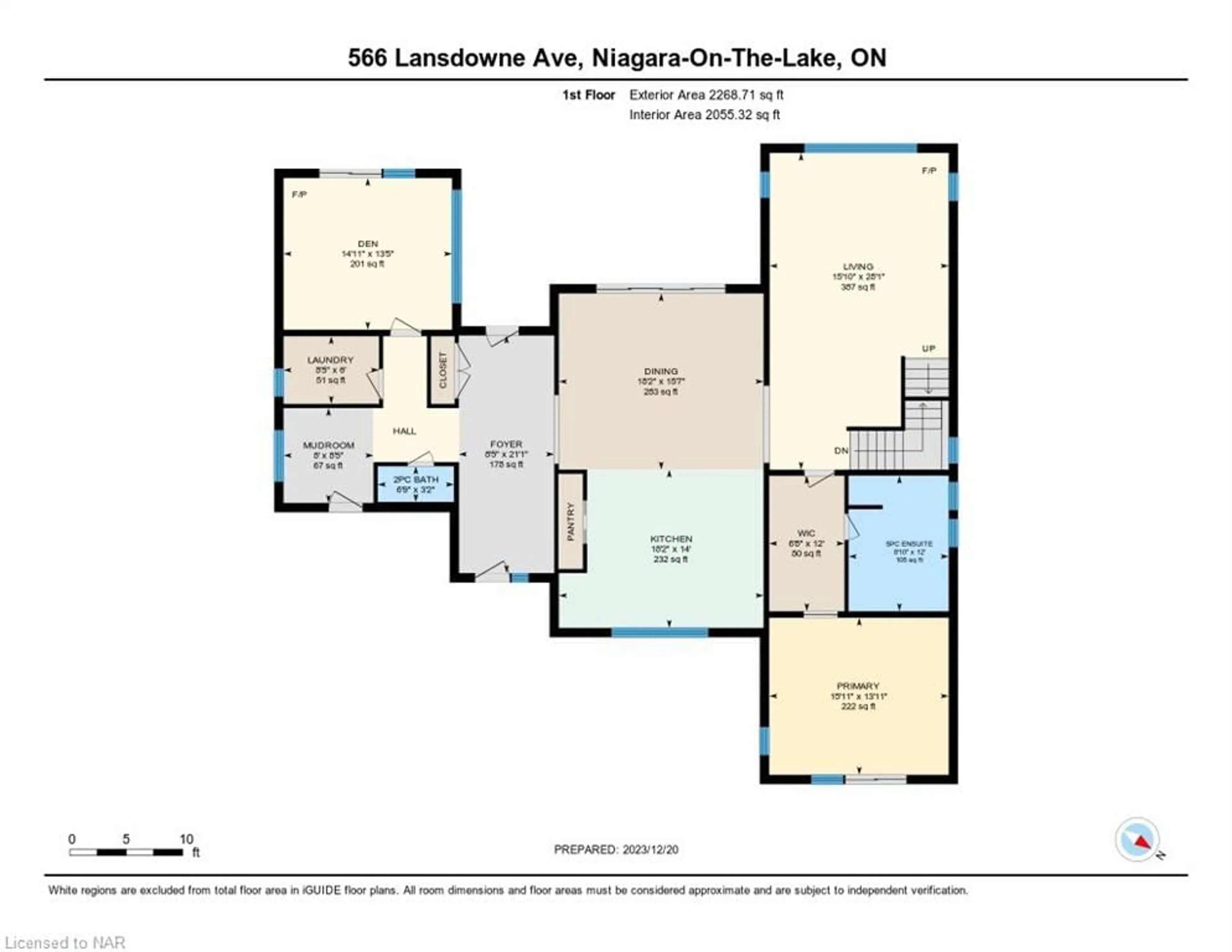Floor plan for 566 Lansdowne Ave, Niagara-on-the-Lake Ontario L0S 1J0