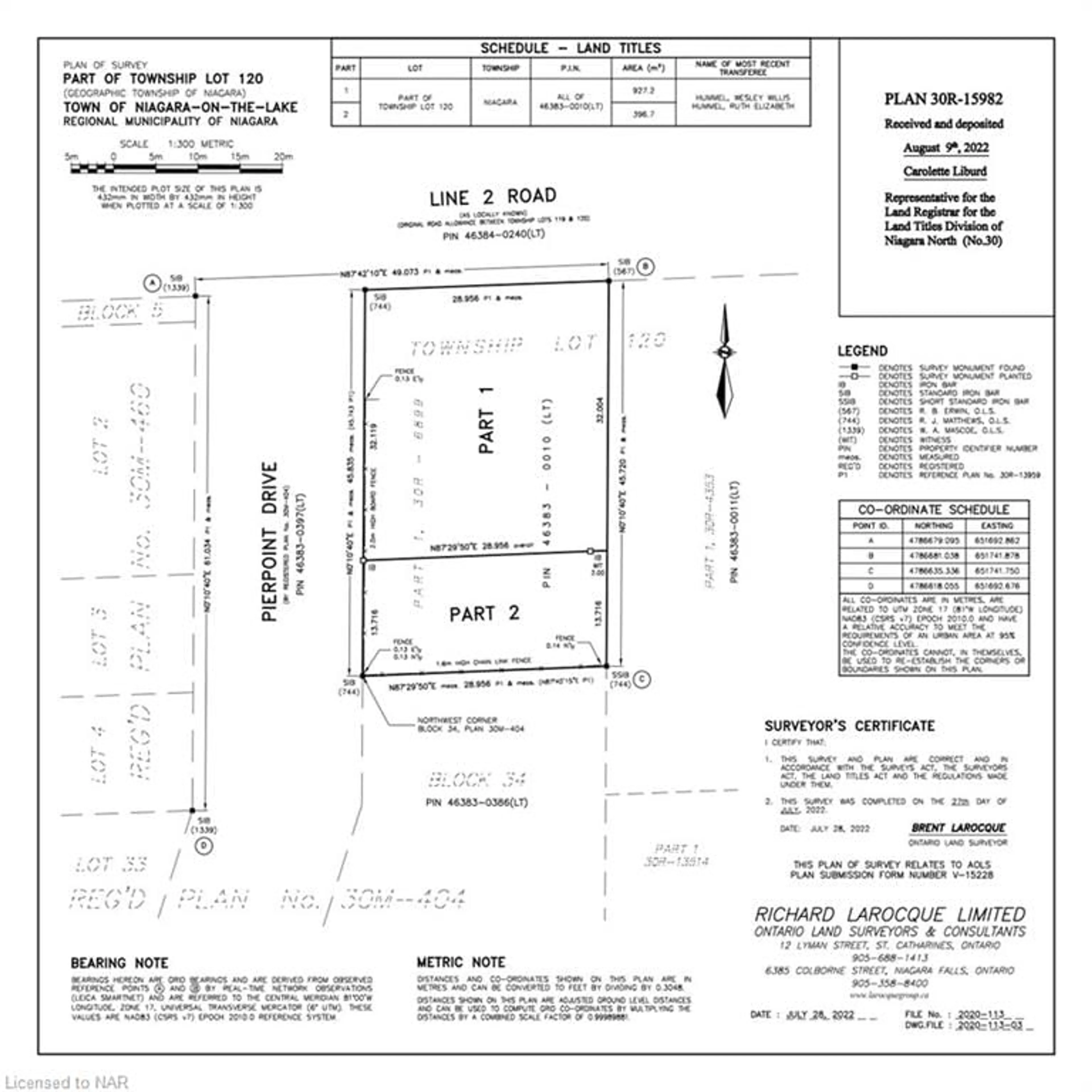 Floor plan for PART 2 Pierpoint Dr, Niagara-on-the-Lake Ontario L0S 1J0