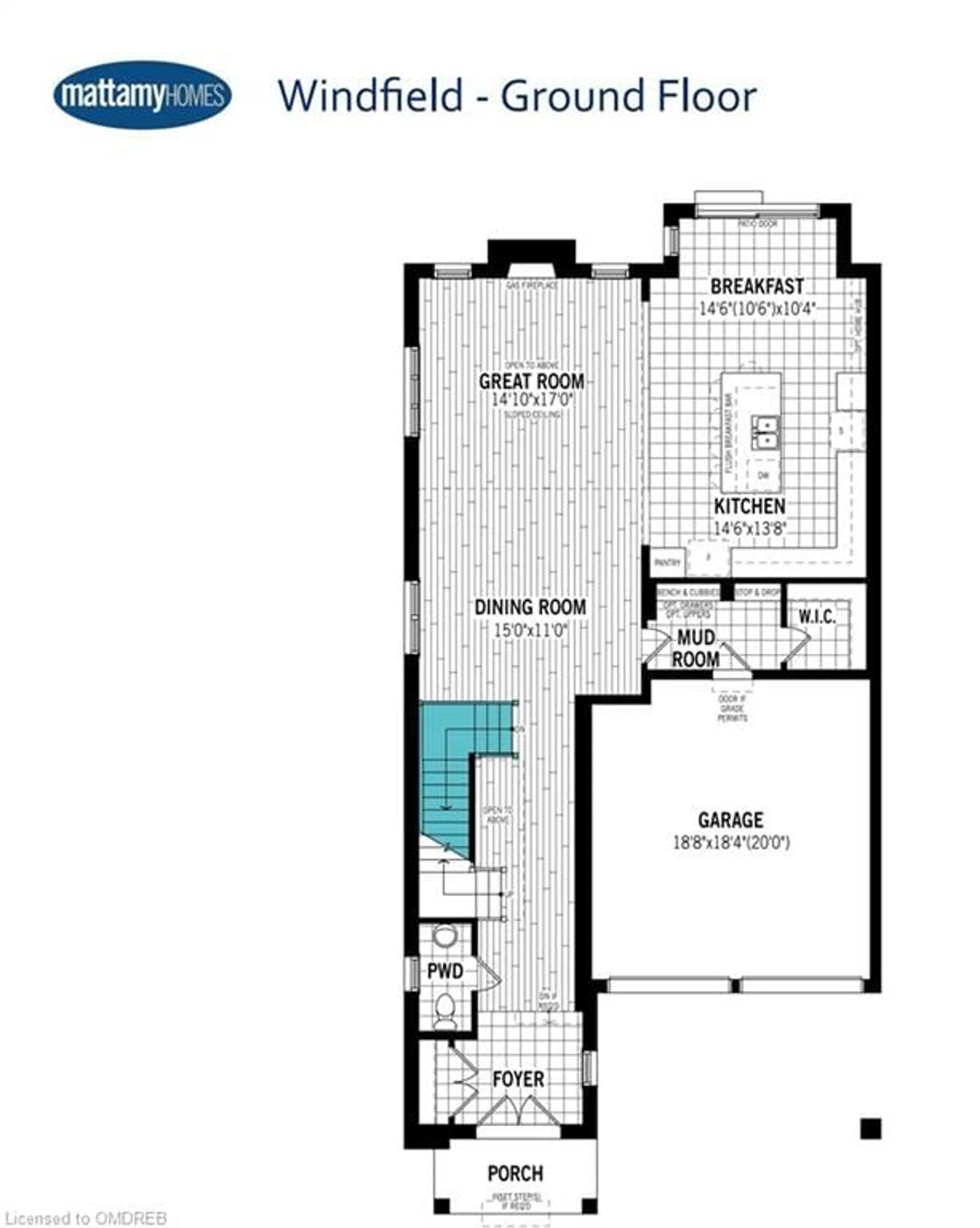 Floor plan for 1456 Ford Strathy Crescent, Oakville Ontario L6H 3W9