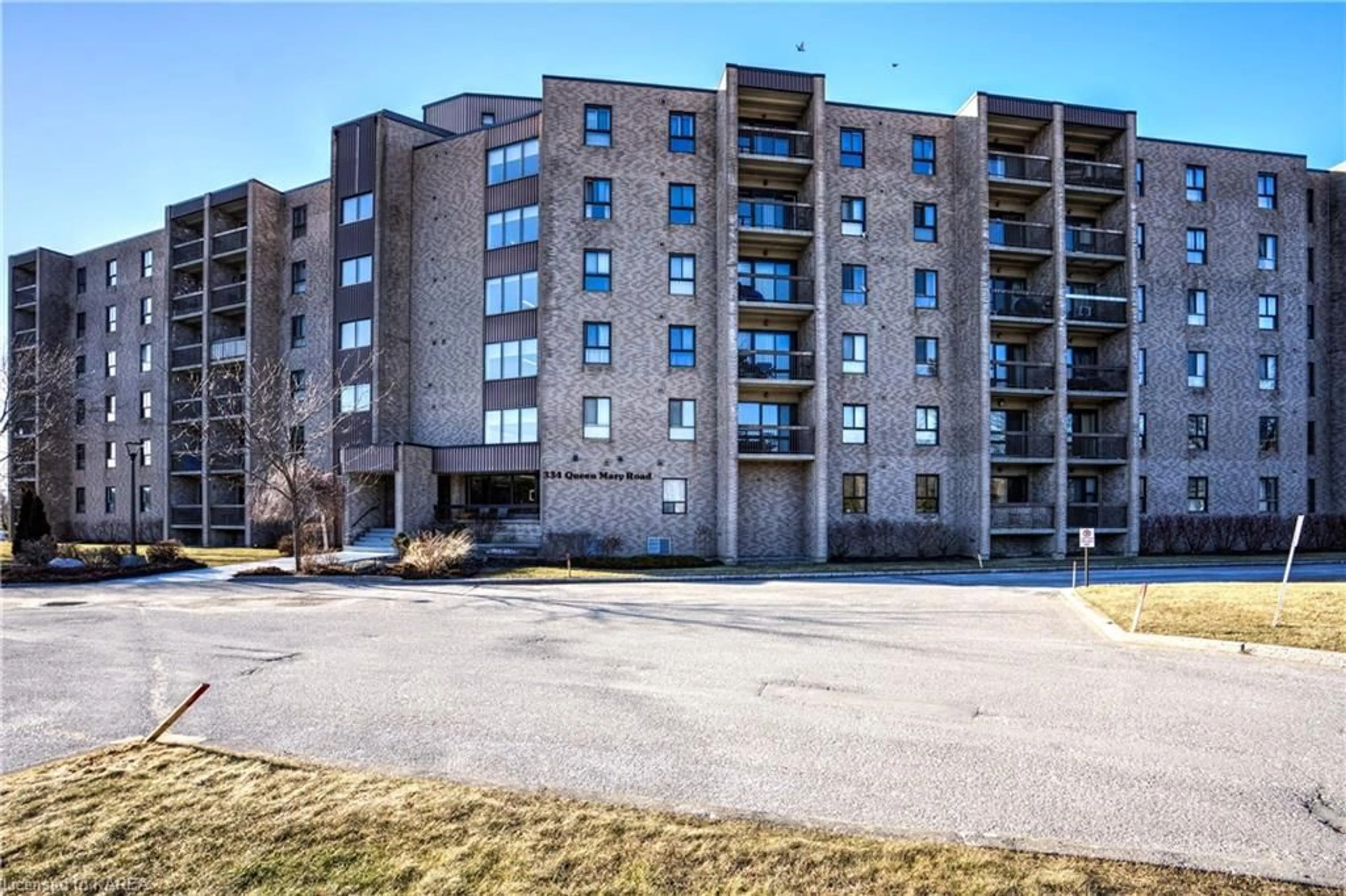 A pic from exterior of the house or condo for 334 Queen Mary Rd #401, Kingston Ontario K7M 7E7