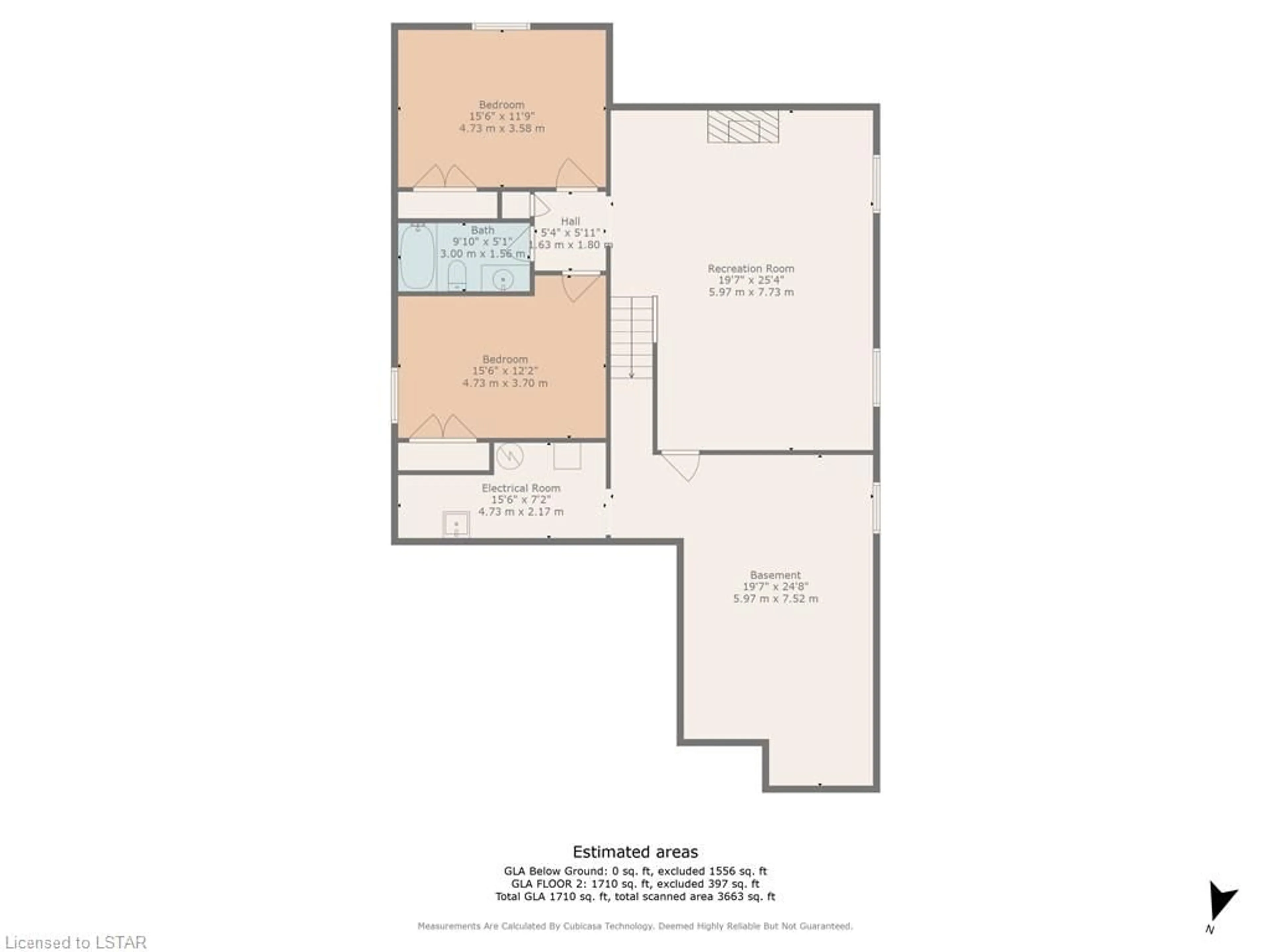 Floor plan for 725 Eagletrace Dr #17, London Ontario N6G 0J7