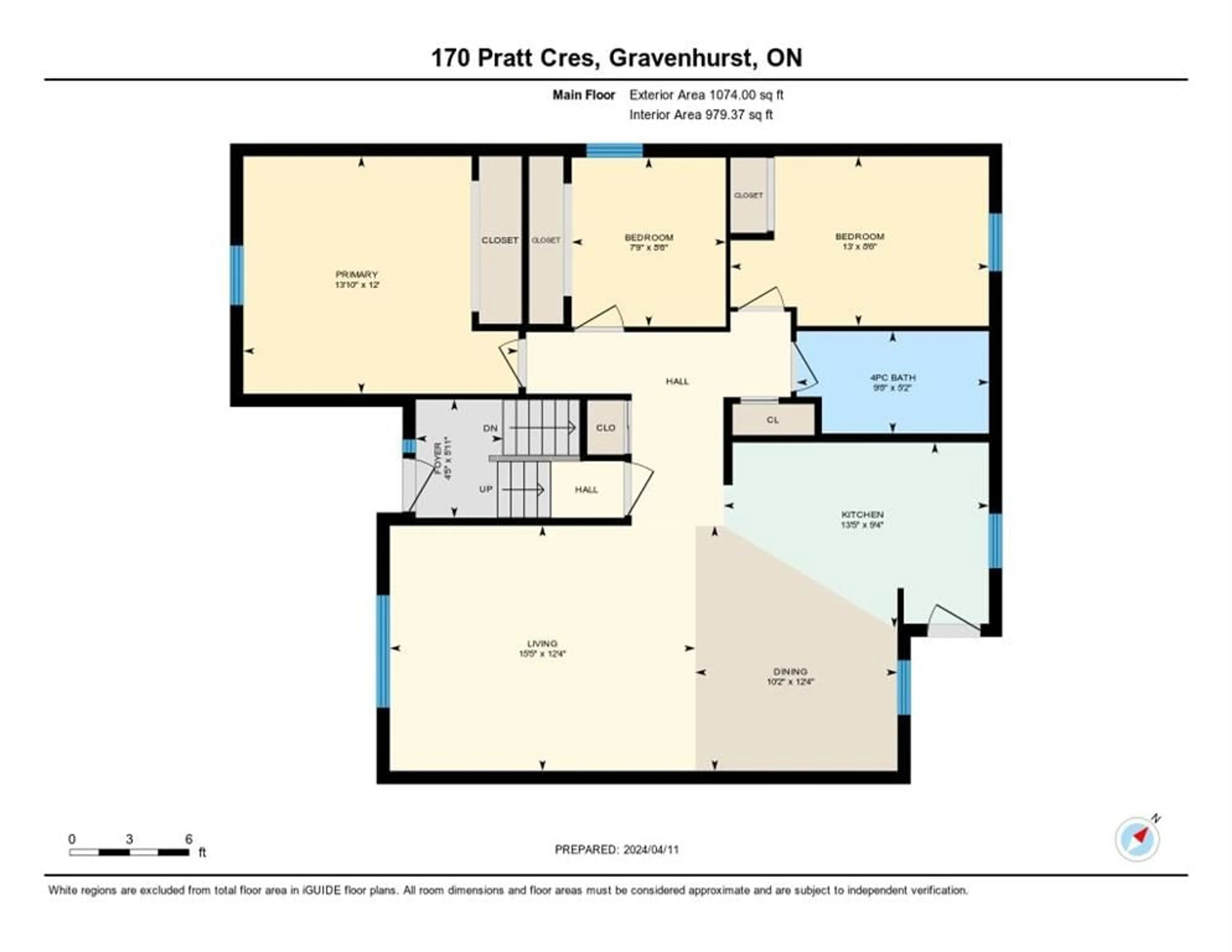 Floor plan for 170 Pratt Cres, Gravenhurst Ontario P1P 1P6