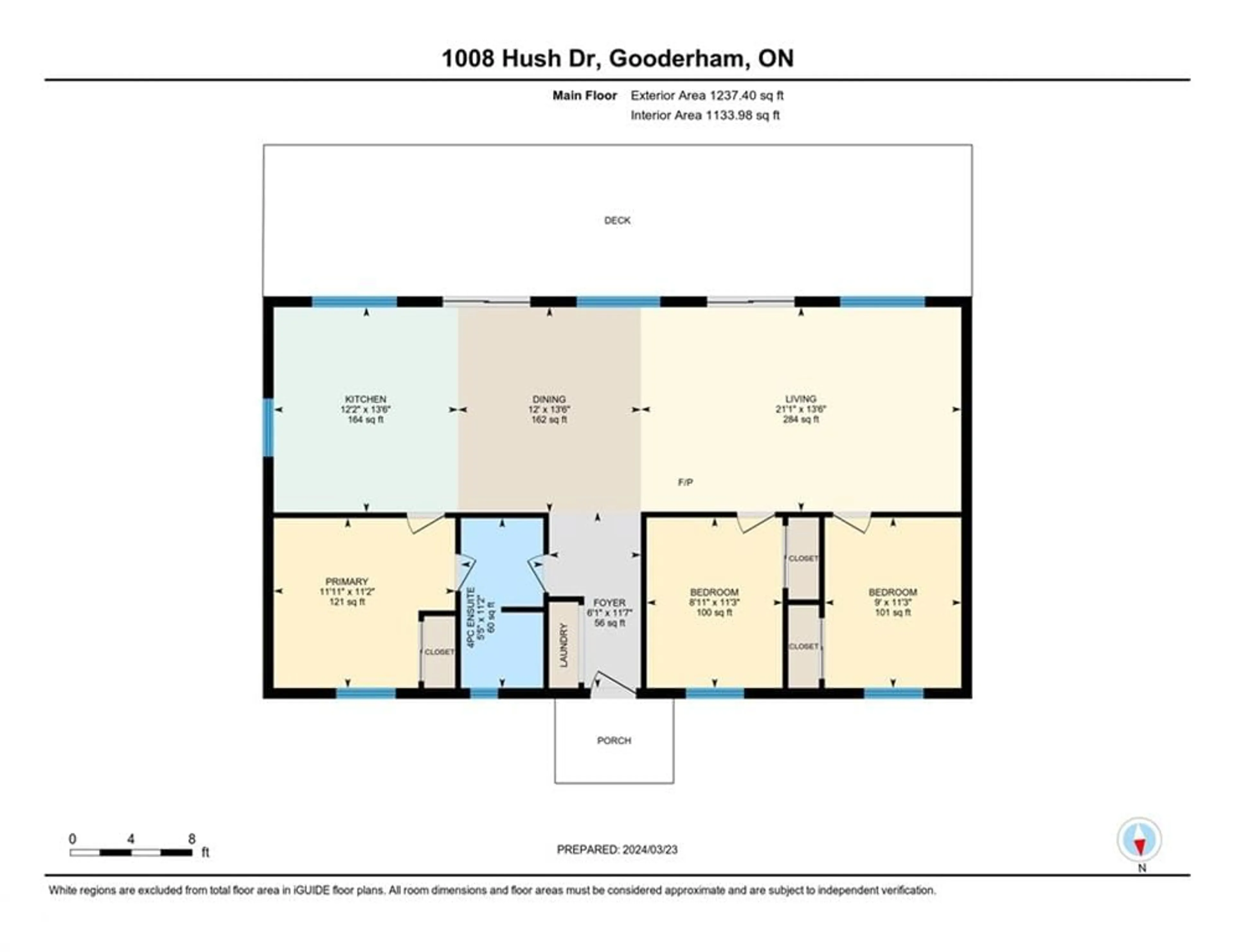 Floor plan for 1008 Hush Dr, Gooderham Ontario K0M 1R0
