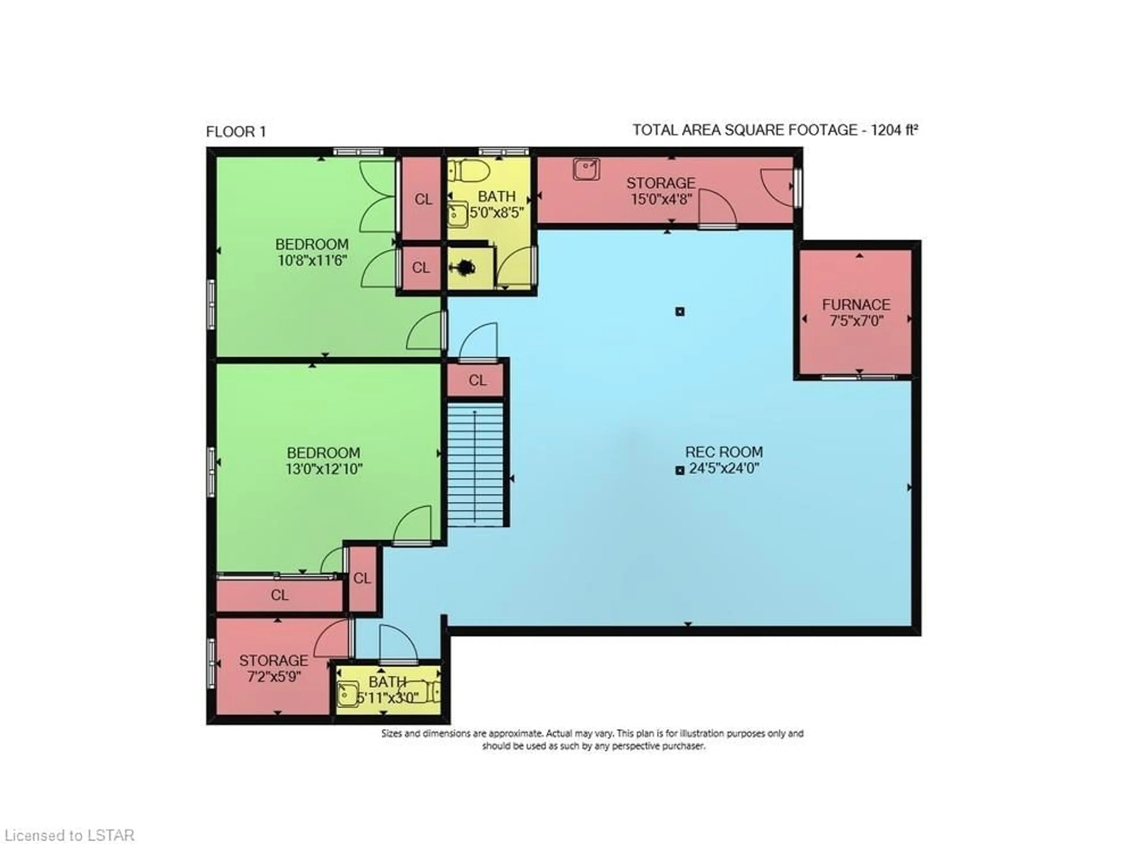 Floor plan for 35 Harrison Cres, London Ontario N5Y 2V6